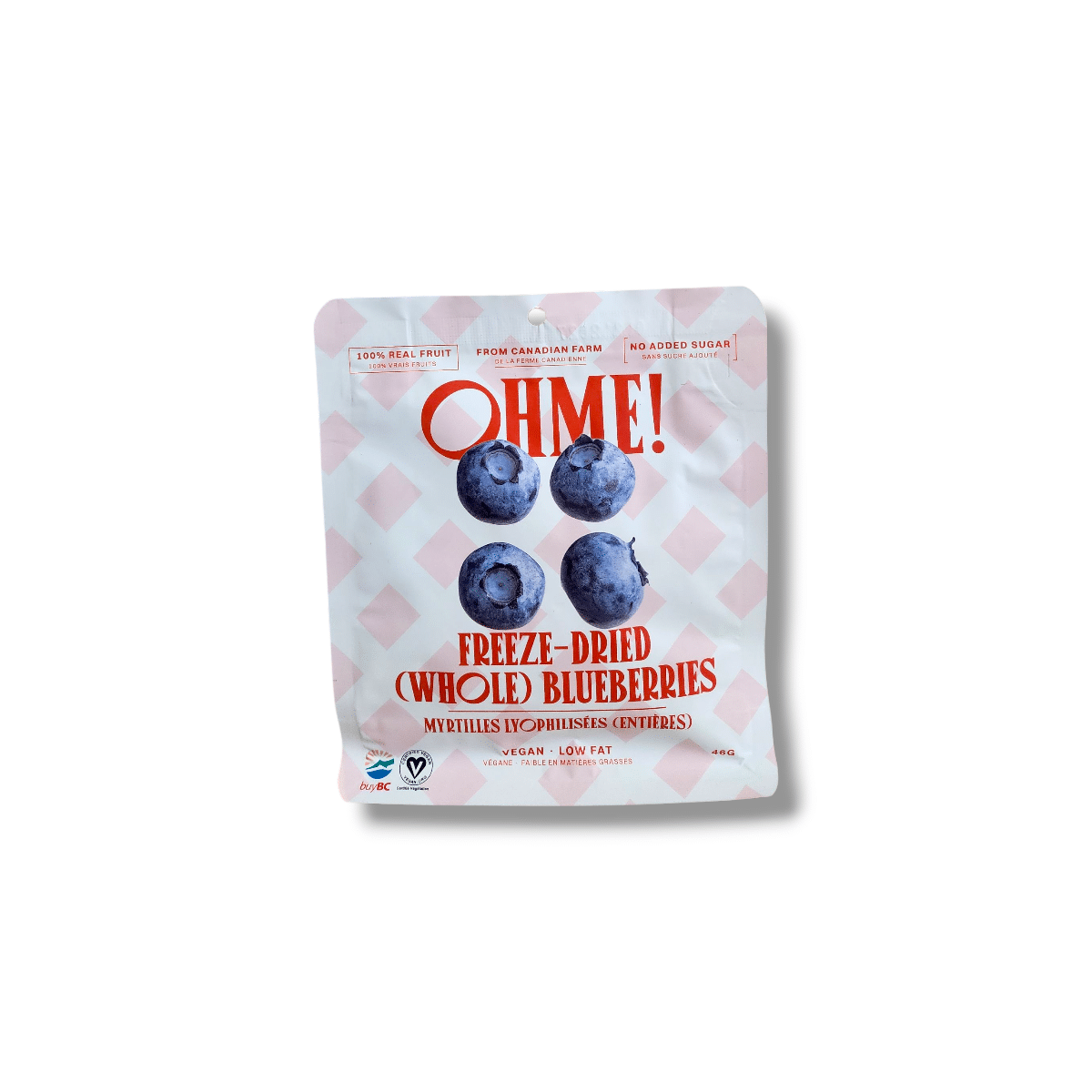 Ohme! Freeze-Dried Blueberries Whole (46g) – Crisp Blueberry Crunch