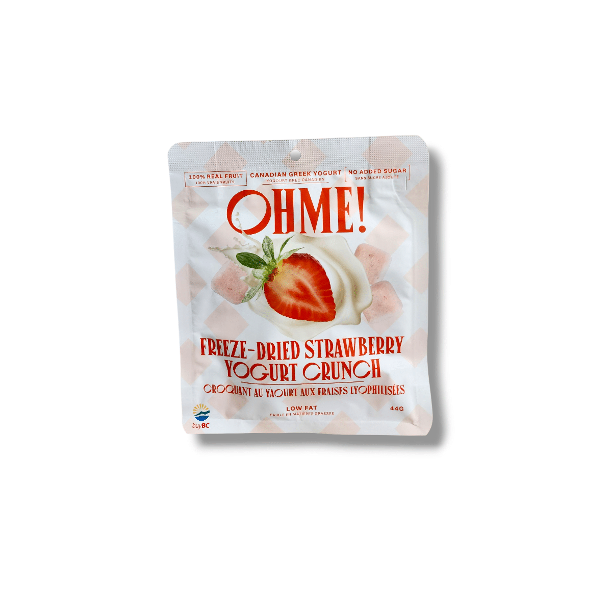 Ohme! Freeze-Dried Strawberry Yogurt Crunch (44g) – Yogurt Crunch Bites