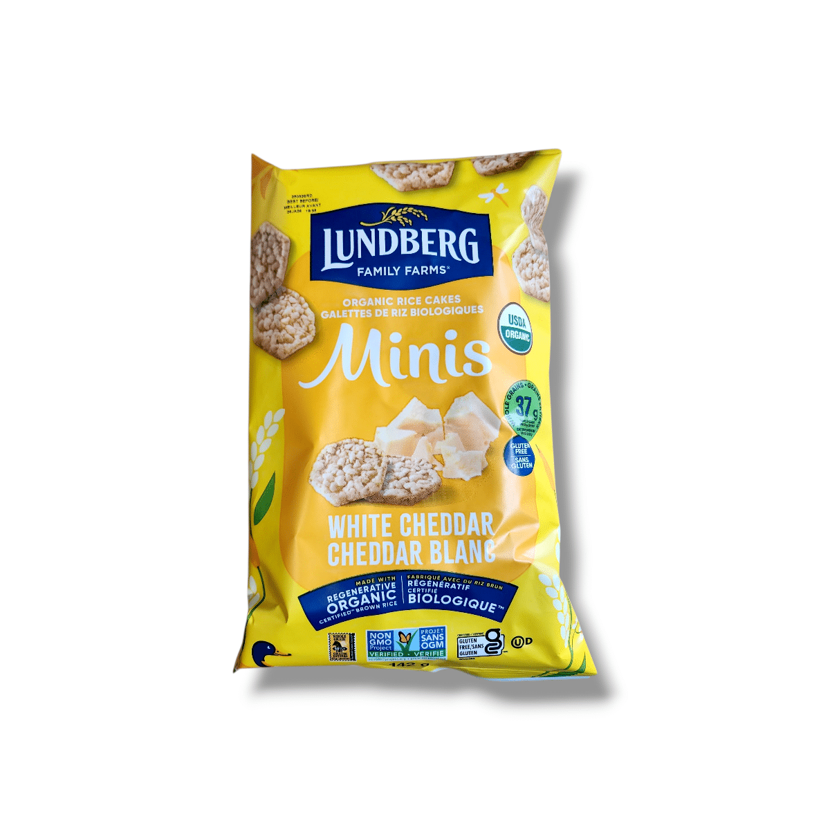 Lundberg Organic Rice Cakes Minis White Cheddar (142g)