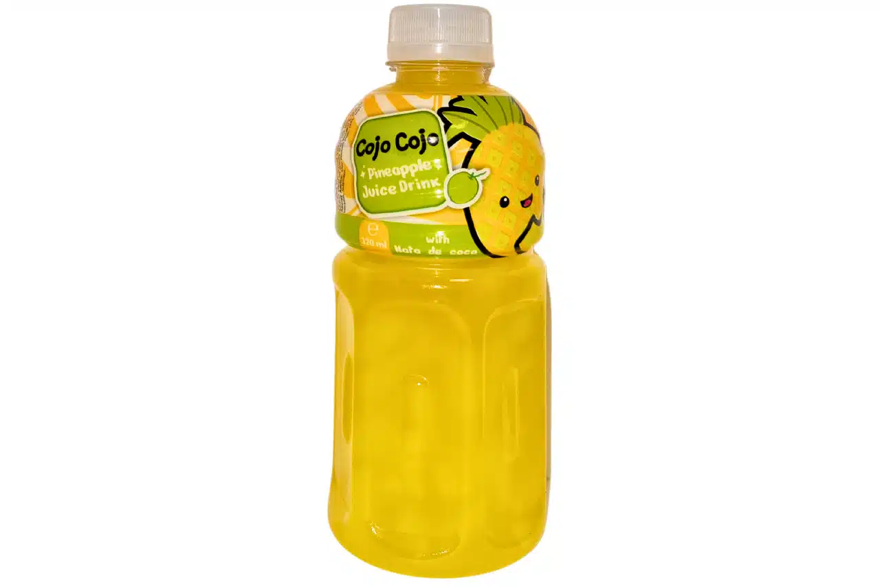 Cojo Cojo Pineapple Juice with Nata De Coco (320mL) – Recyclable PET Bottle