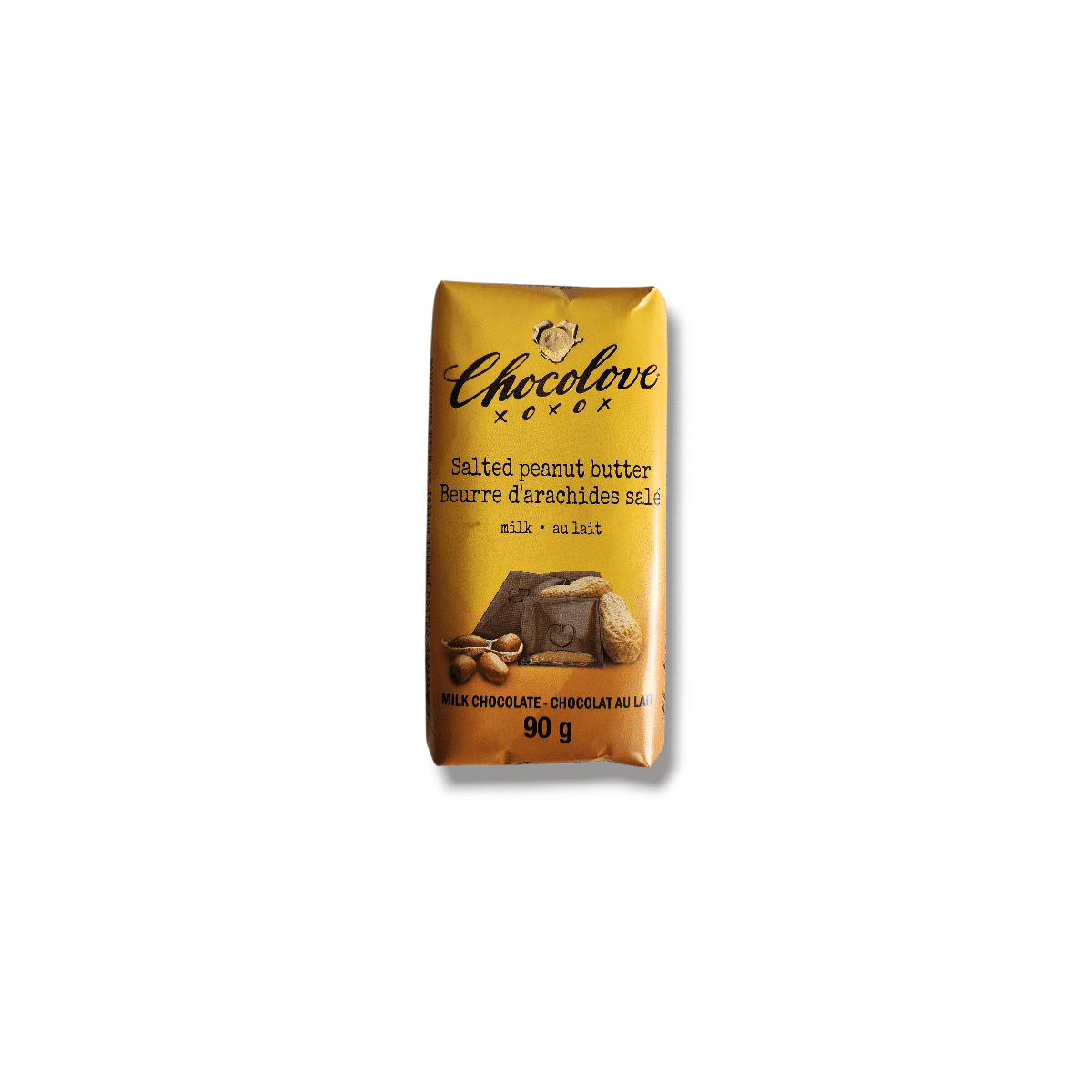 Chocolove Salted Peanut Butter Milk Chocolate (90g)
