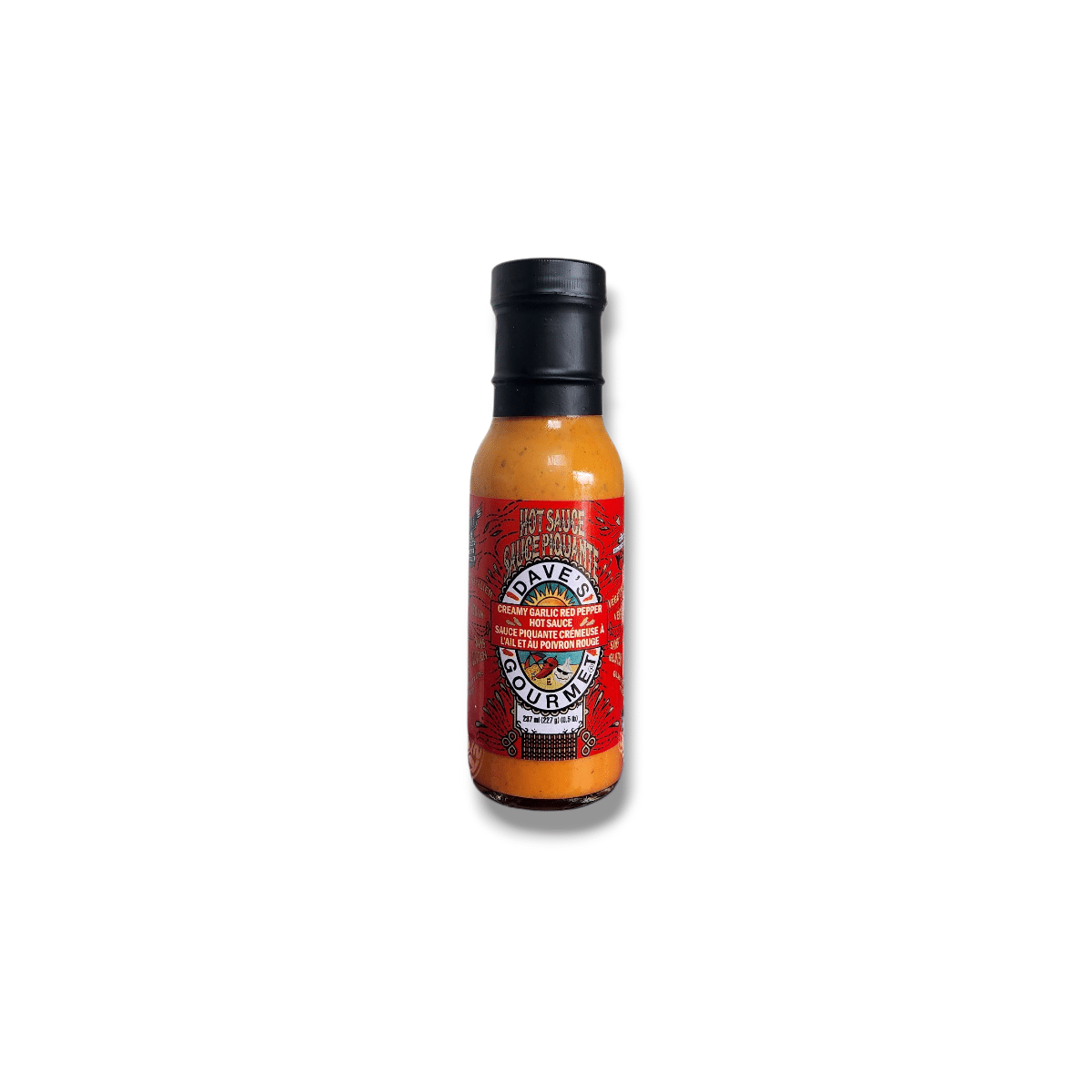 Dave's Gourmet Creamy Garlic Red Pepper Hot Sauce (237mL)