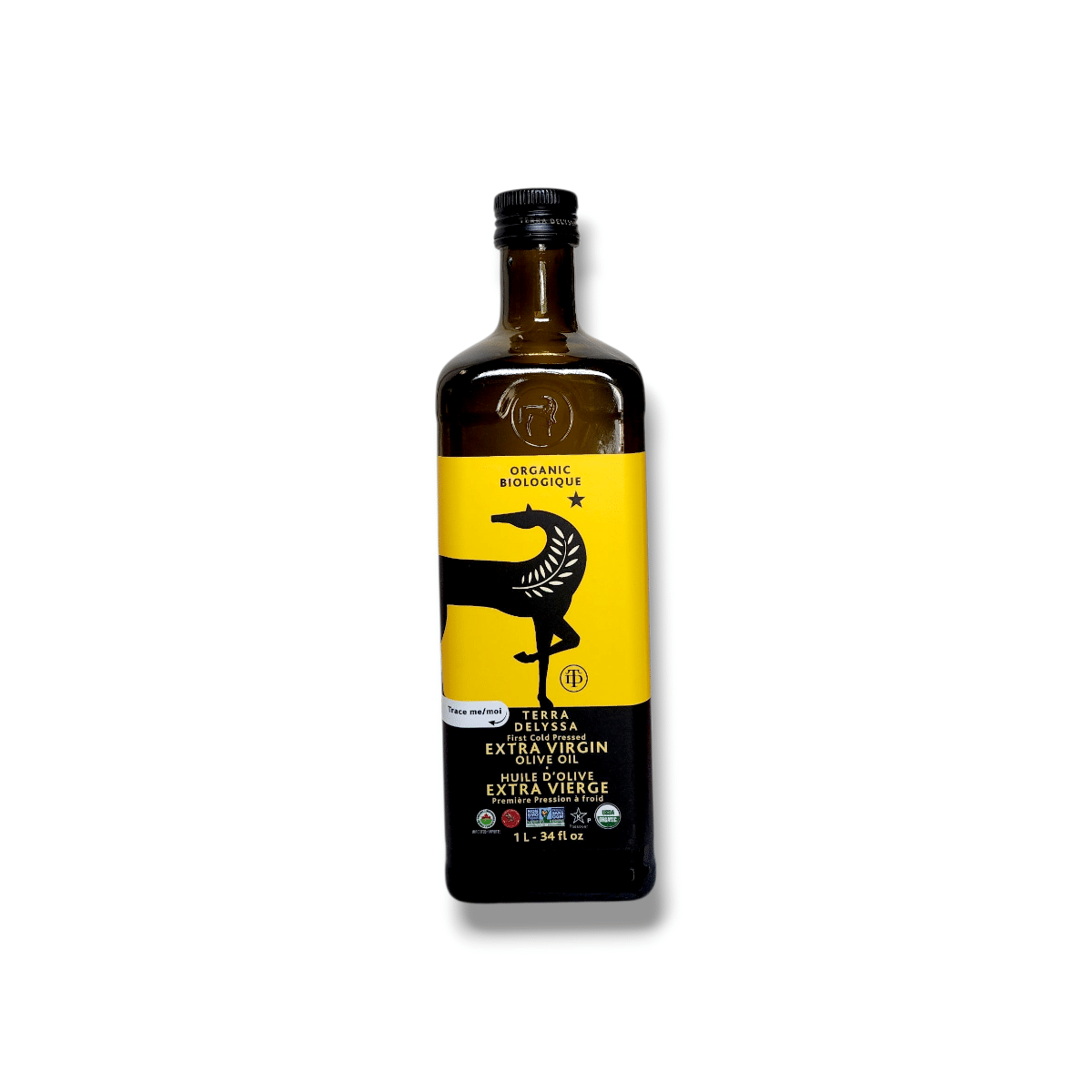 Terra Delyssa Organic First Cold Pressed Extra Virgin Olive Oil (1L)