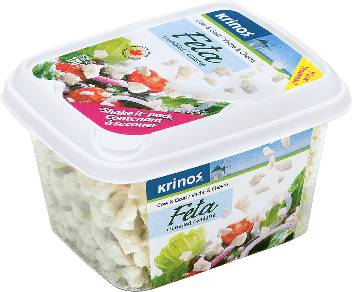 KRINOS Crumbled Feta 170 g (Shake-it pack)