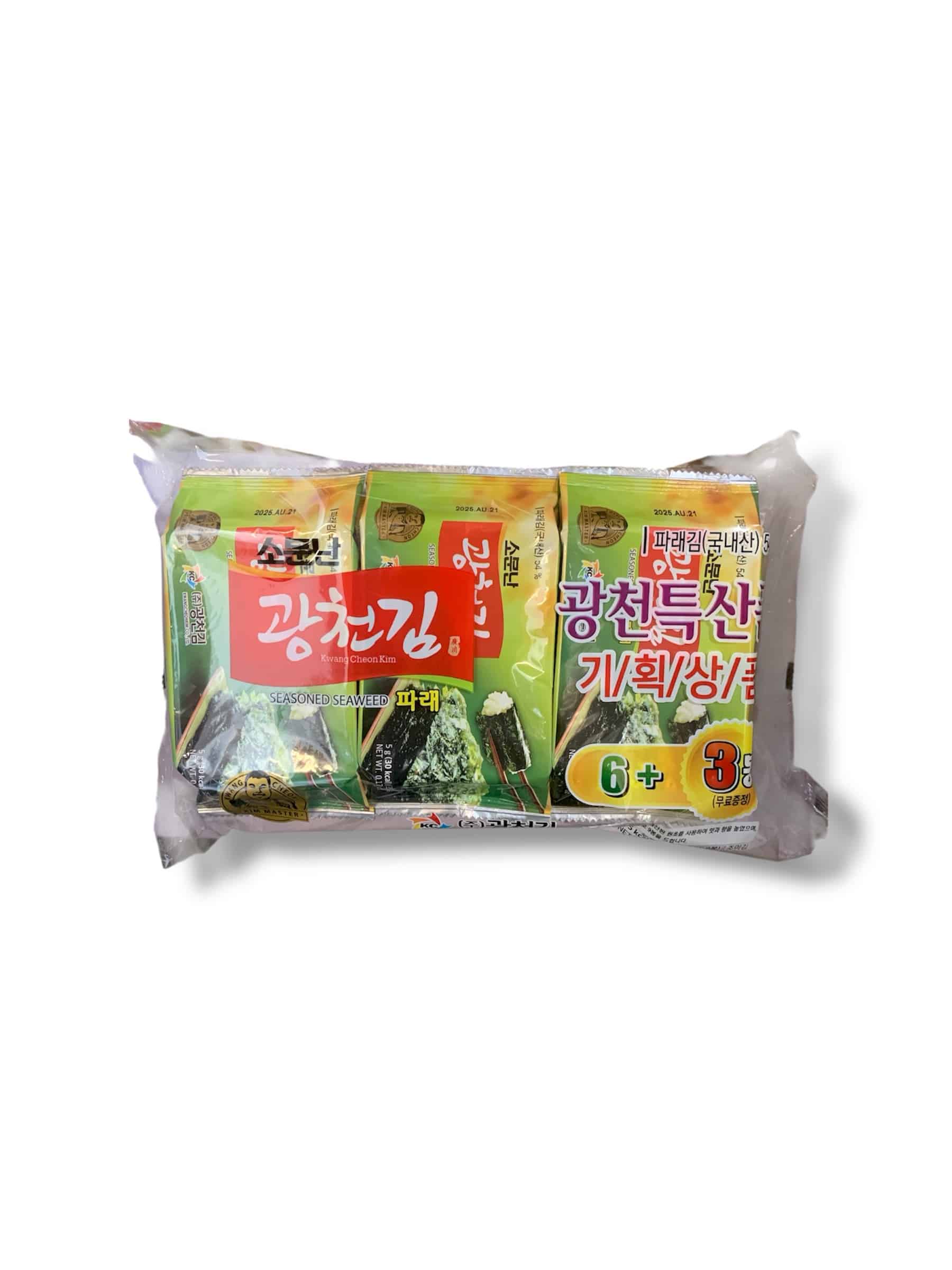 Kwangcheonkim Seasoned Seaweed (9x5g)