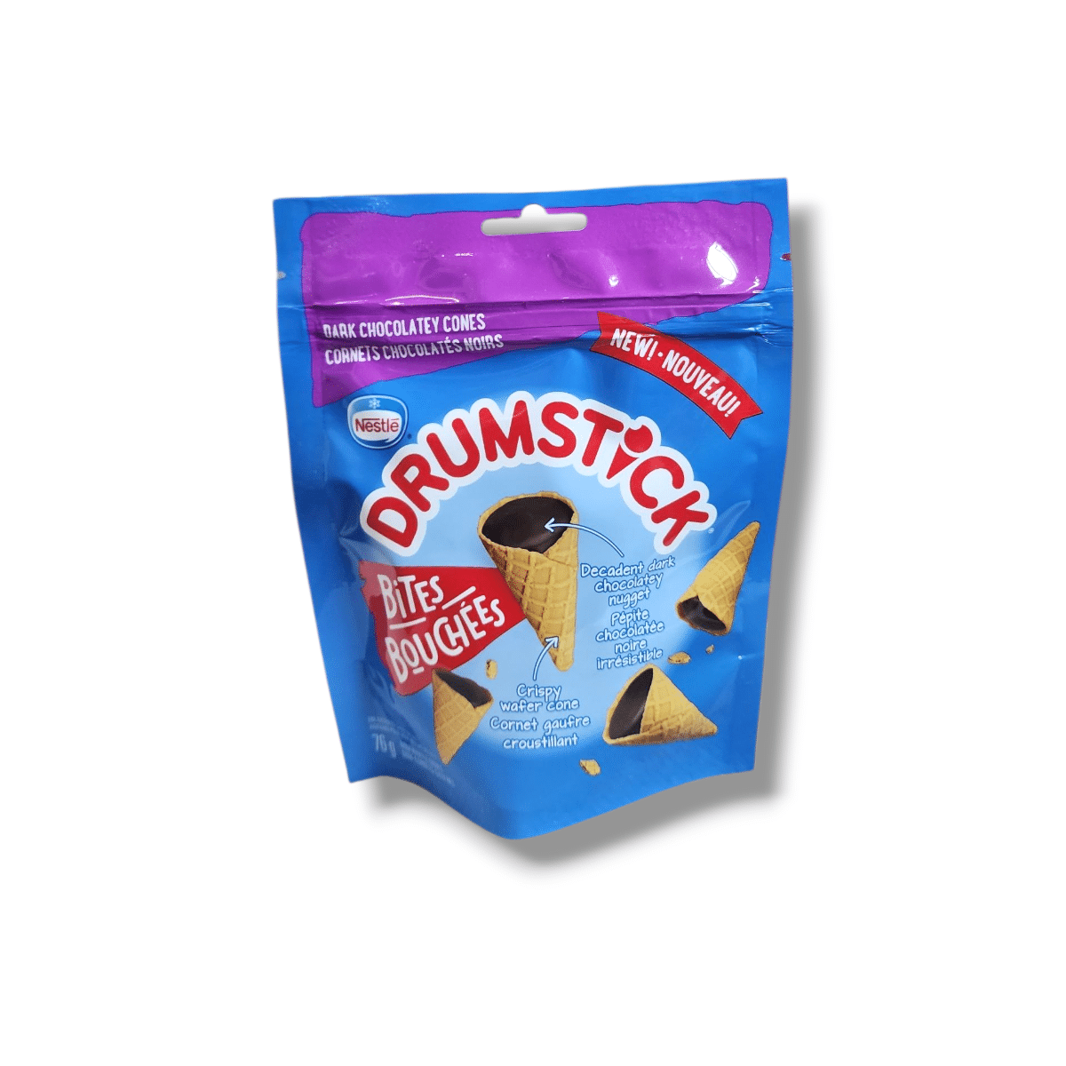 Drumstick Bites Dark Chocolatey Cones (76g)