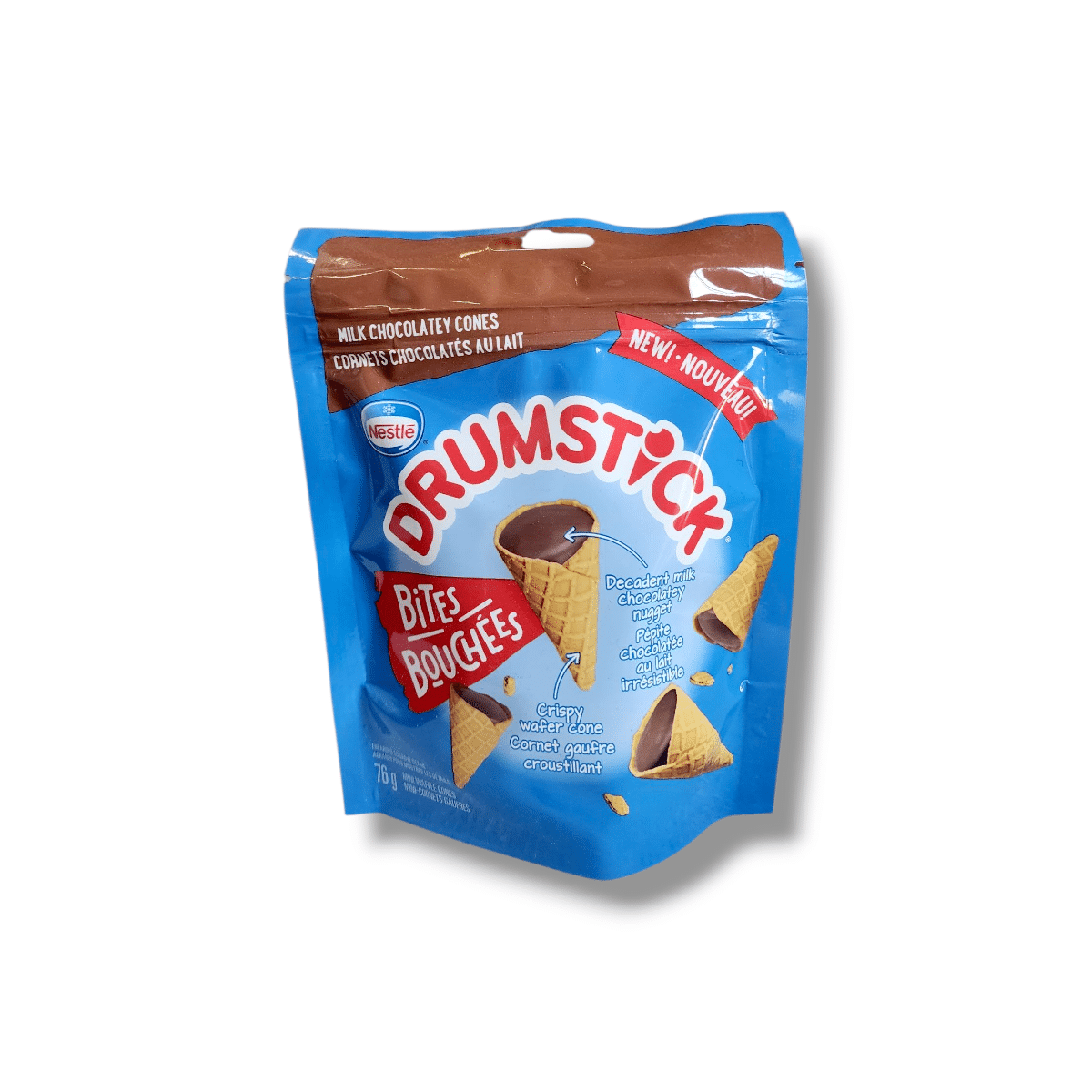Drumstick Bites Milk Chocolatey Cones (76g)