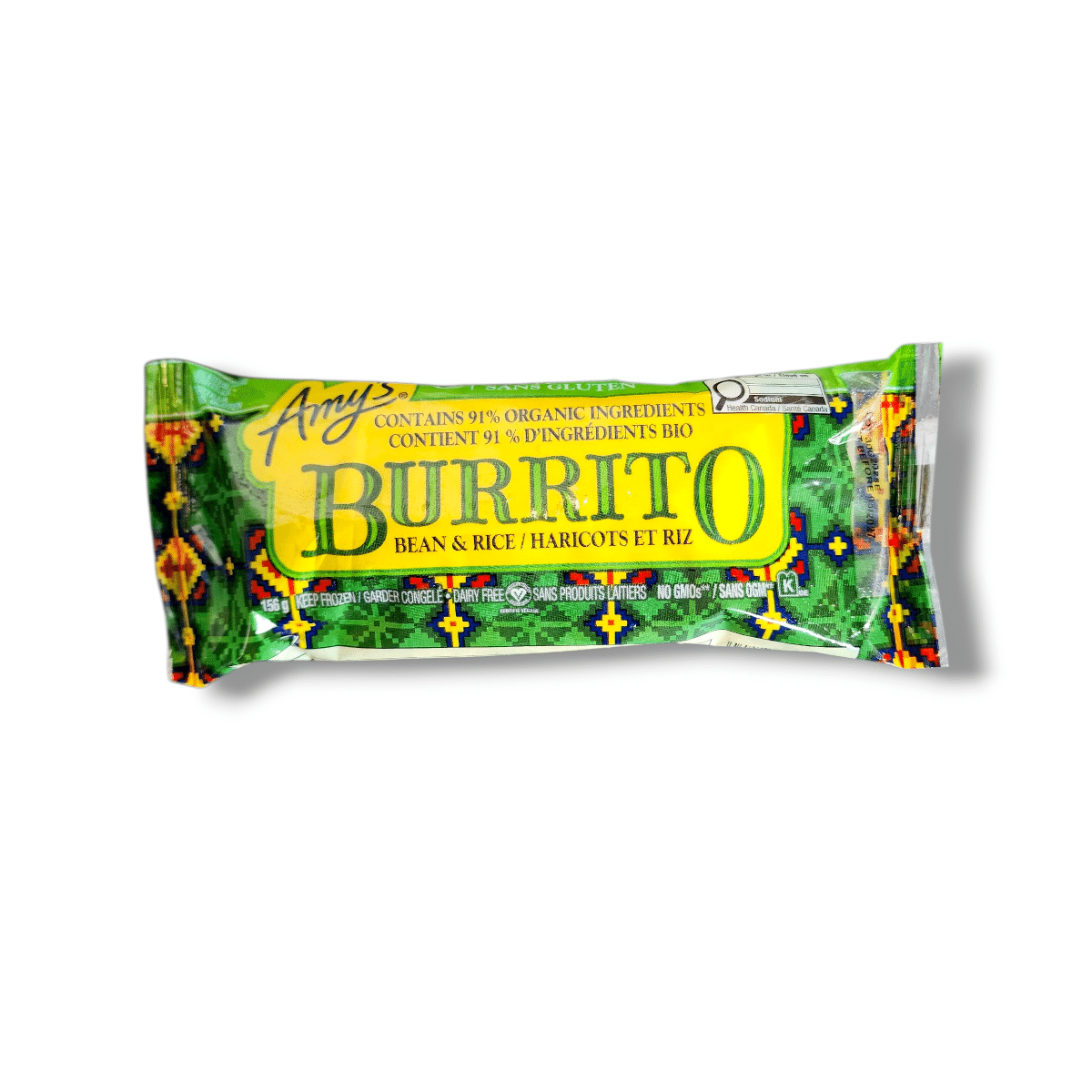 Amy's Burrito Gluten Free Bean & Rice (156g)