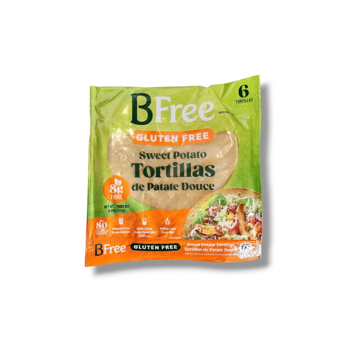 BFree Gluten Free Sweet potato Tortillas (252g)