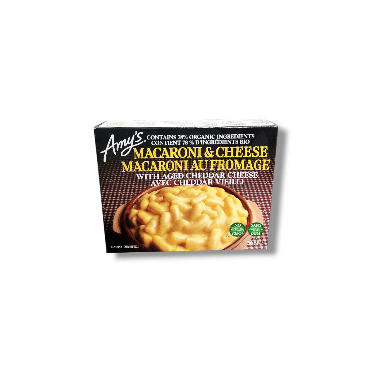 Amy's Organic Macaroni & Cheese Aged Cheddar Cheese (255g)