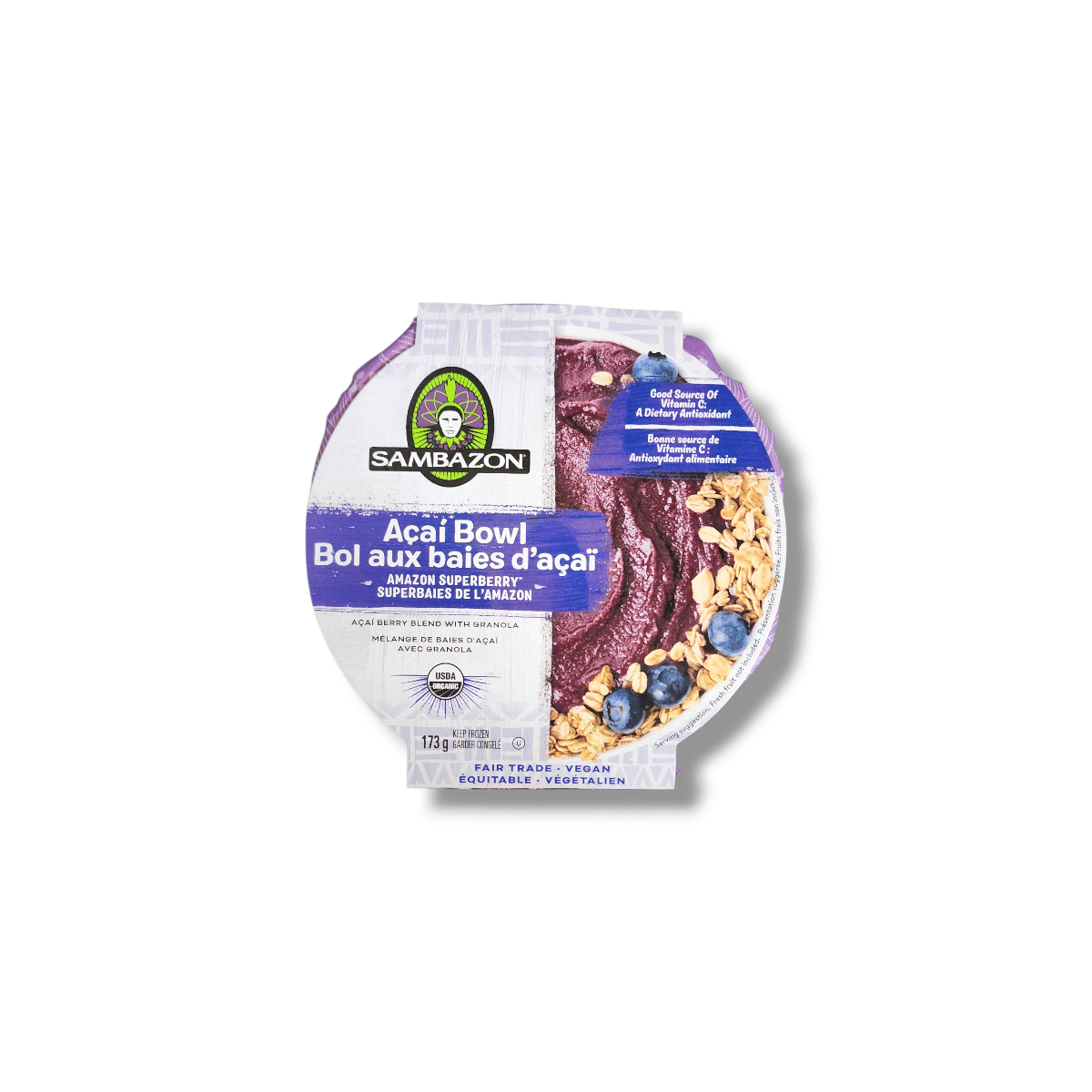 Sambazon Açaí Bowl Berry Blend With Granola (173g)