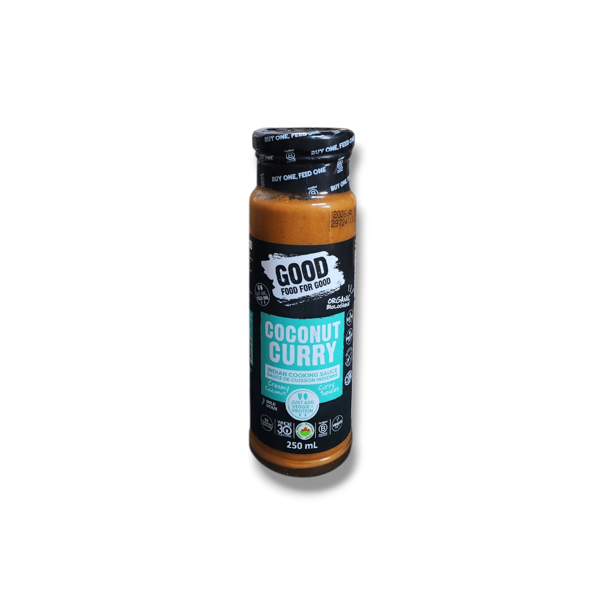 Good Food For Good Coconut Curry Sauce (250mL)