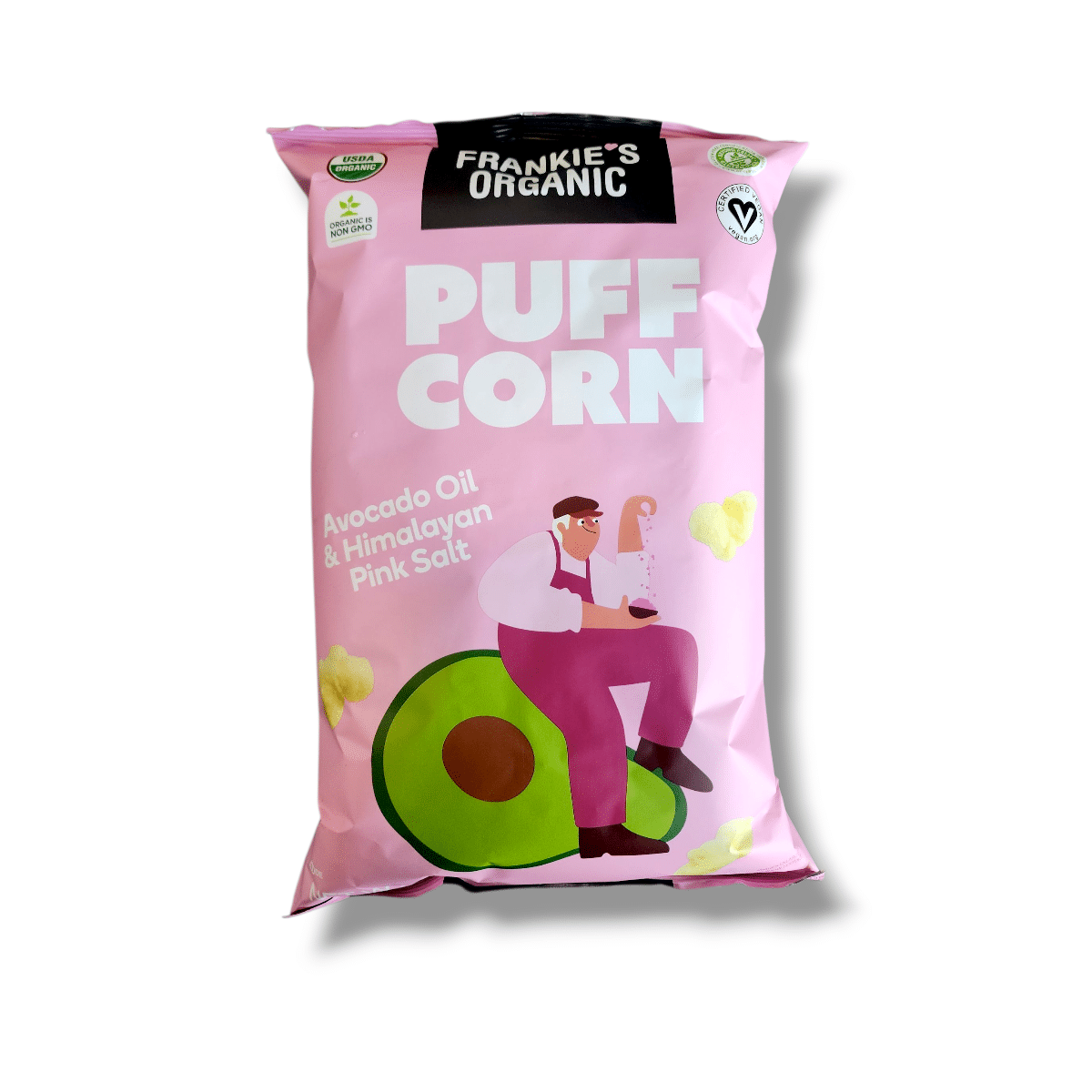 Frankie's Organic Puff Corn Avocado Oil & Himalayan Pink Salt (113g)