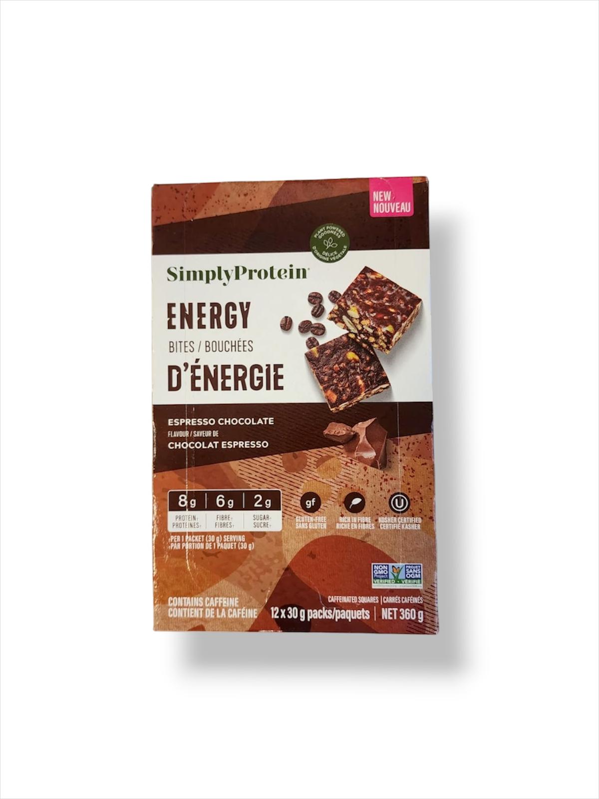 Simply Protein Energy Bites Espresso Chocolate (360g)