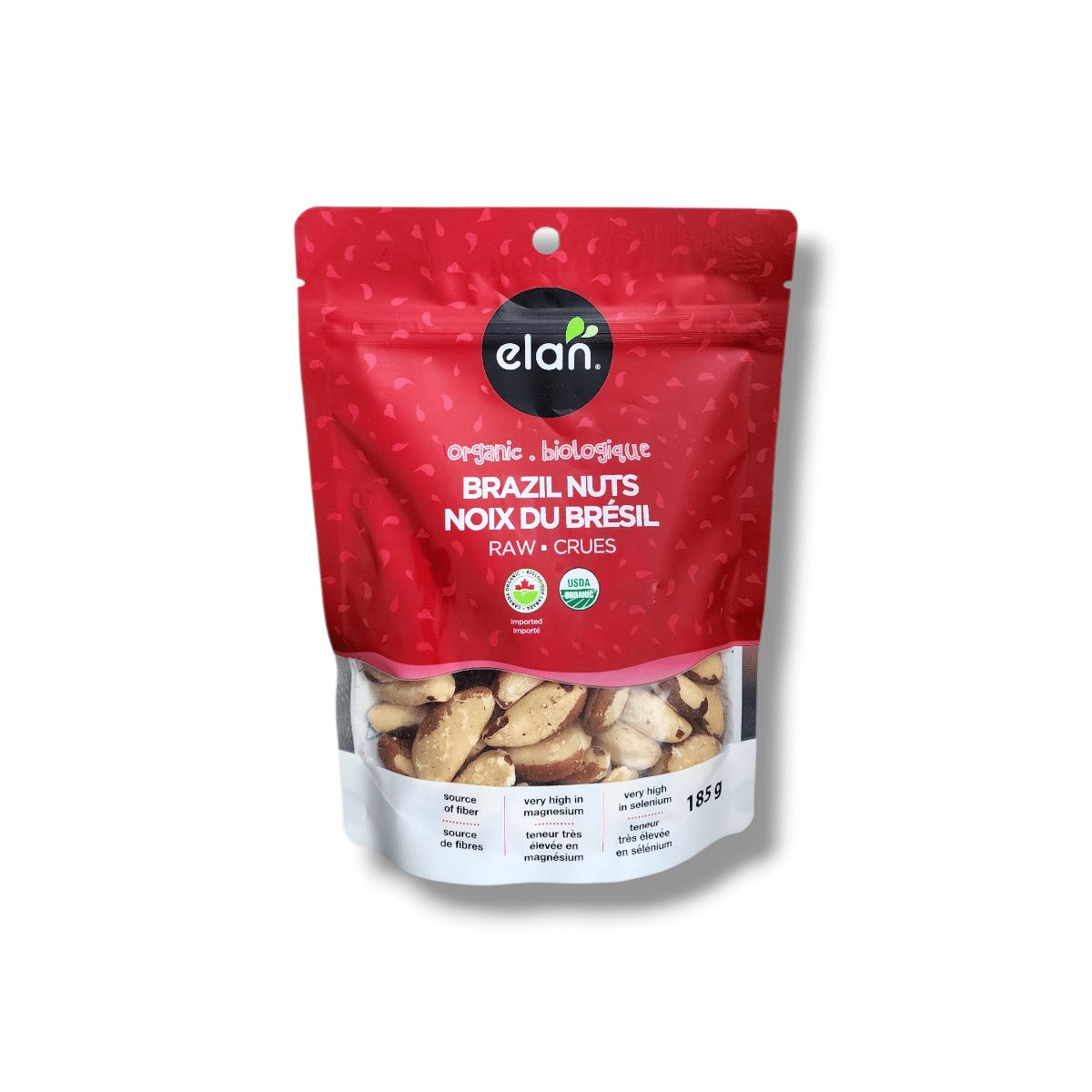 Elan Organic Raw Brazil Nuts (185g)