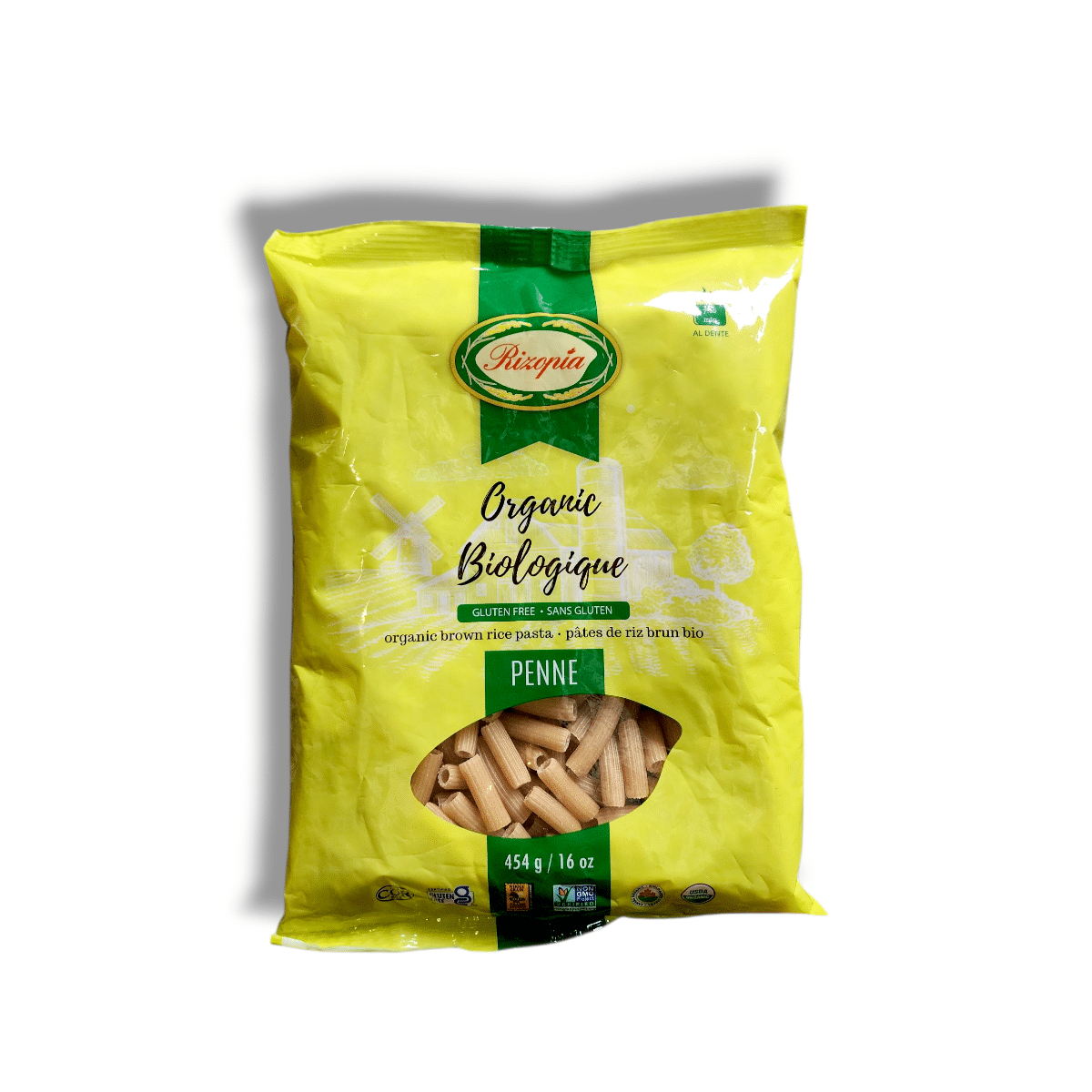 Rizopia Organic Gluten Free Brown Rice Penne Pasta (454g)