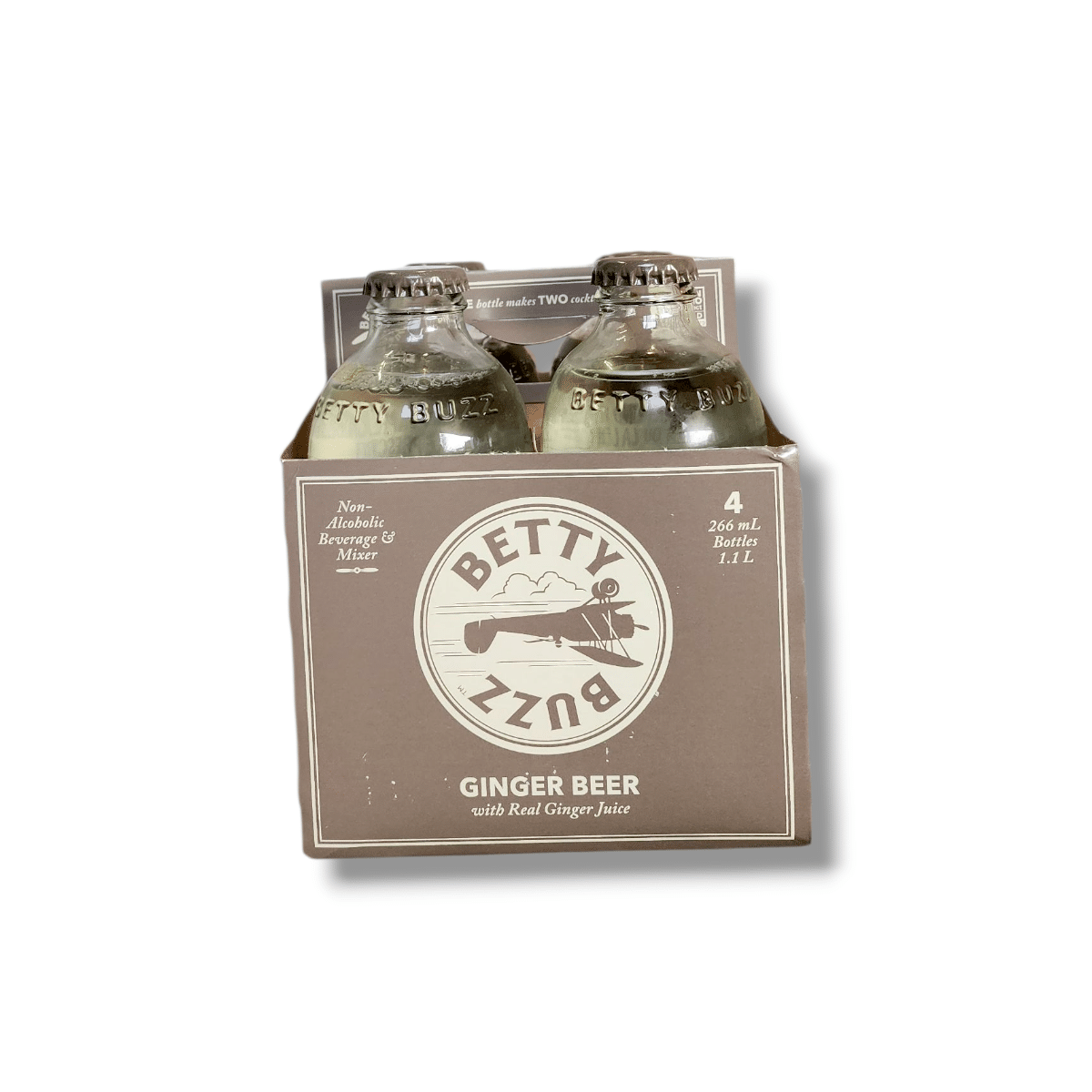 Betty Buzz Ginger Beer (4x266mL)