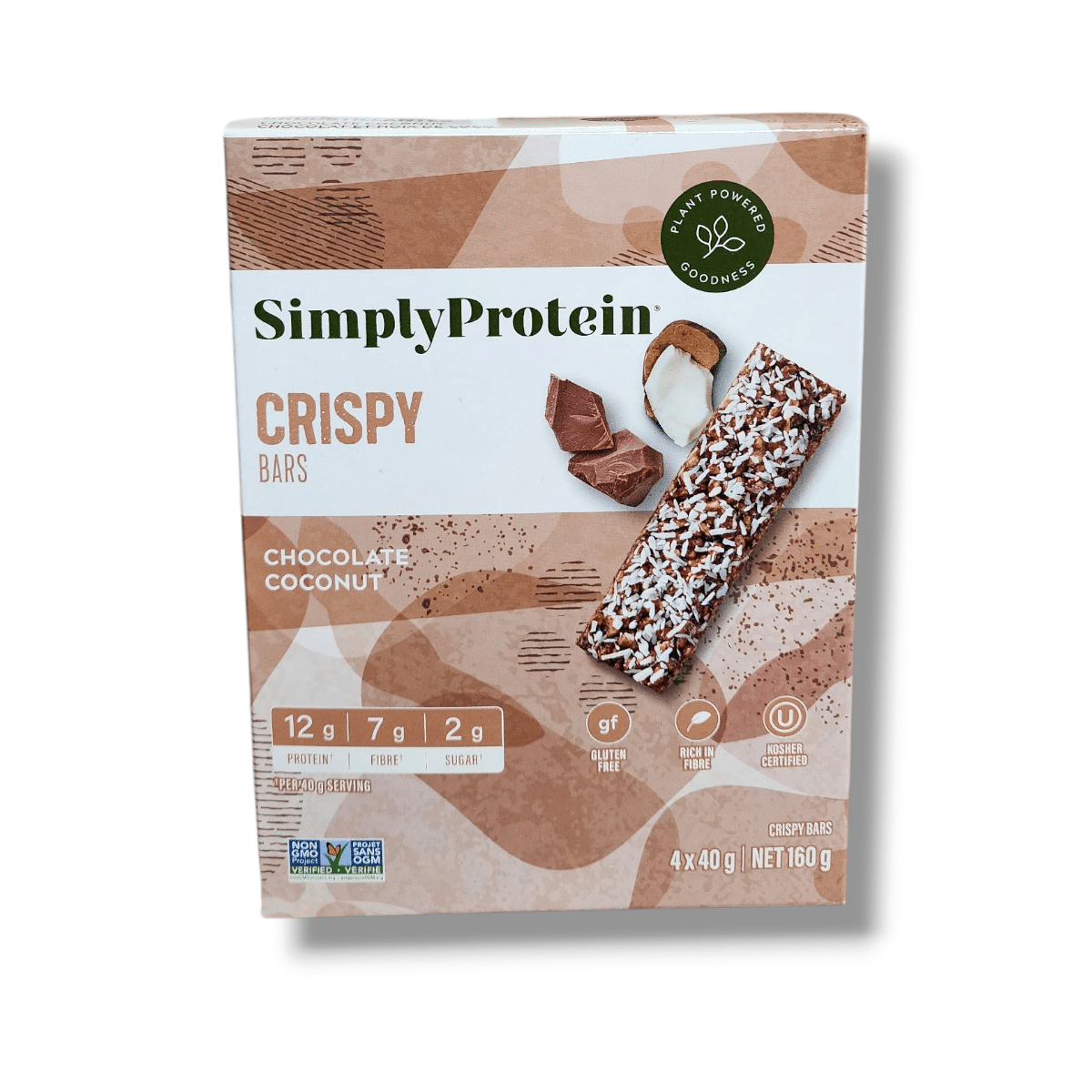 Simply Protein Crispy Bars Chocolate Coconut (160g)