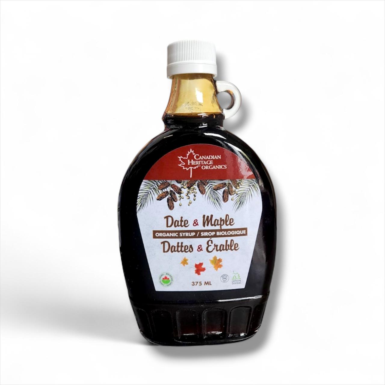 Canadian Heritage Organics Date &amp; Maple Syrup (375mL)