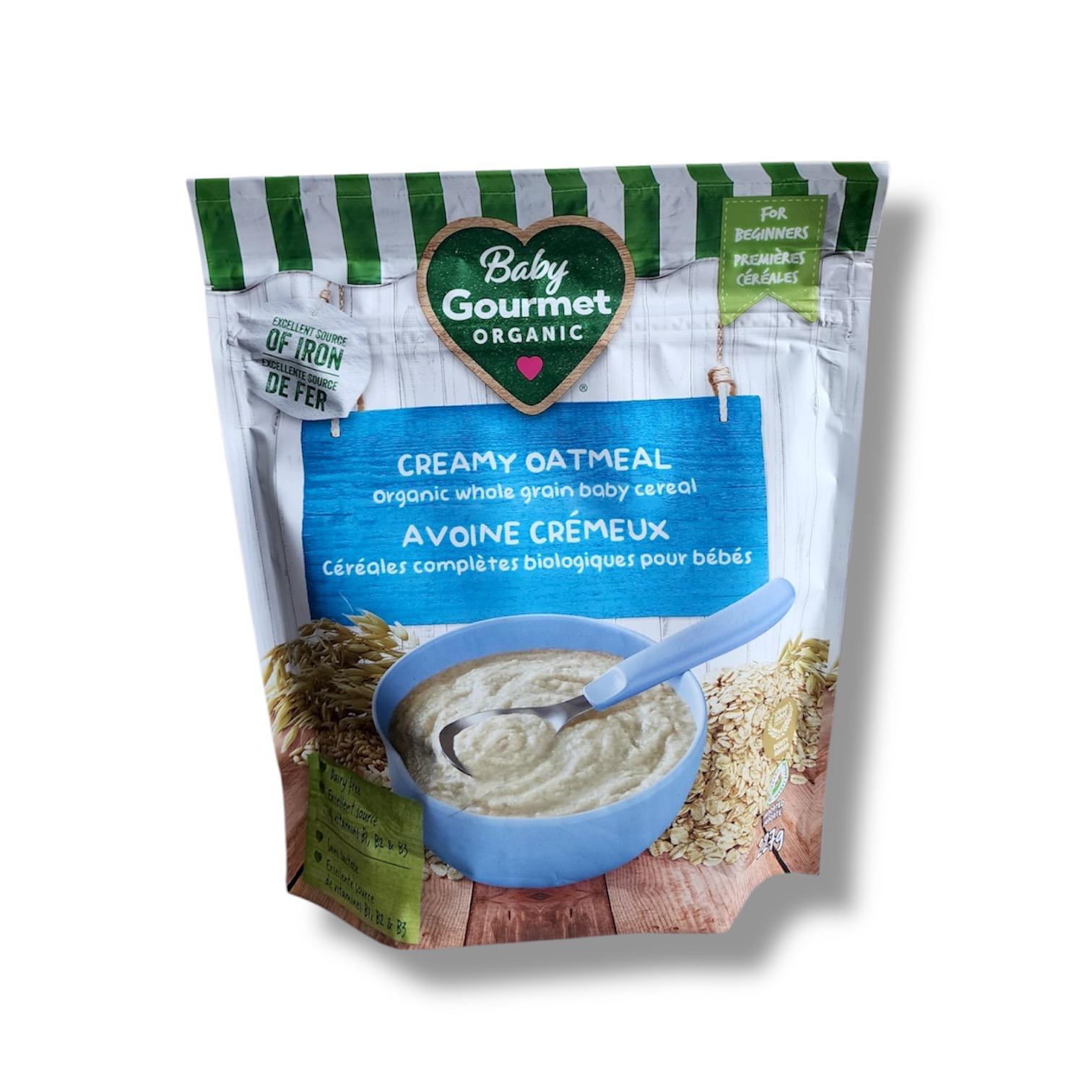 Baby Gourmet Organic Creamy Oatmeal Whole Grain Baby Cereal (227g)