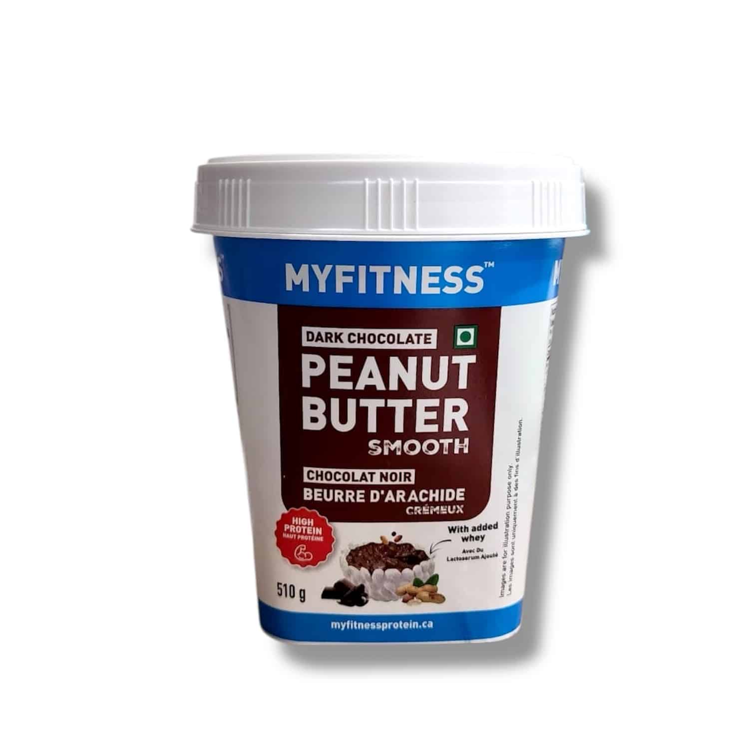 Myfitnees Dark Chocolate Peanut Butter Smooth High Protein (510g)
