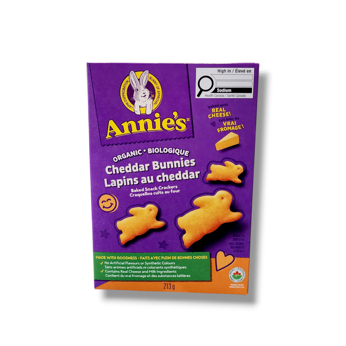 Annie's Organic Cheddar Bunnies (213g)