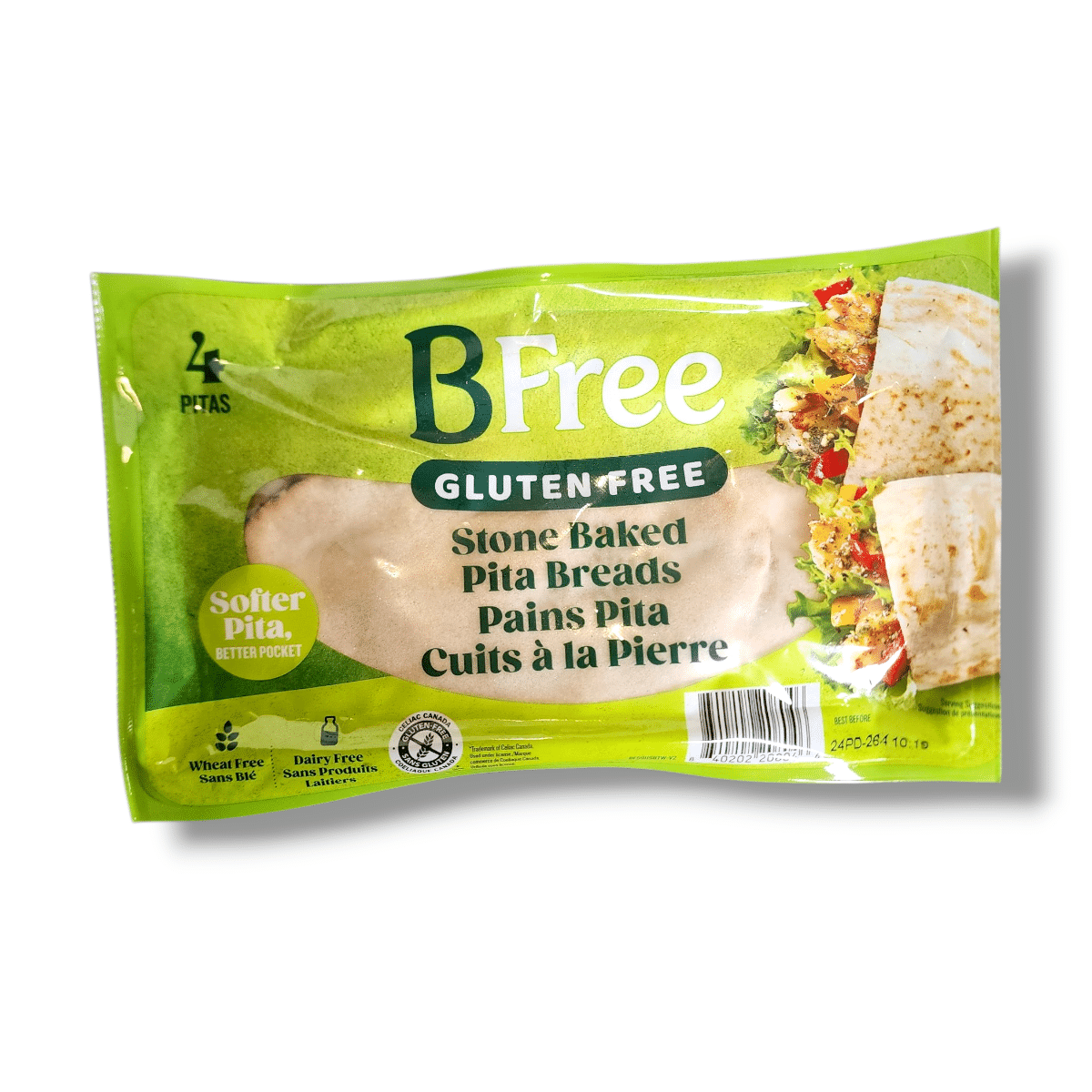 BFree Gluten Free Stone Baked Pita Breads (220g)