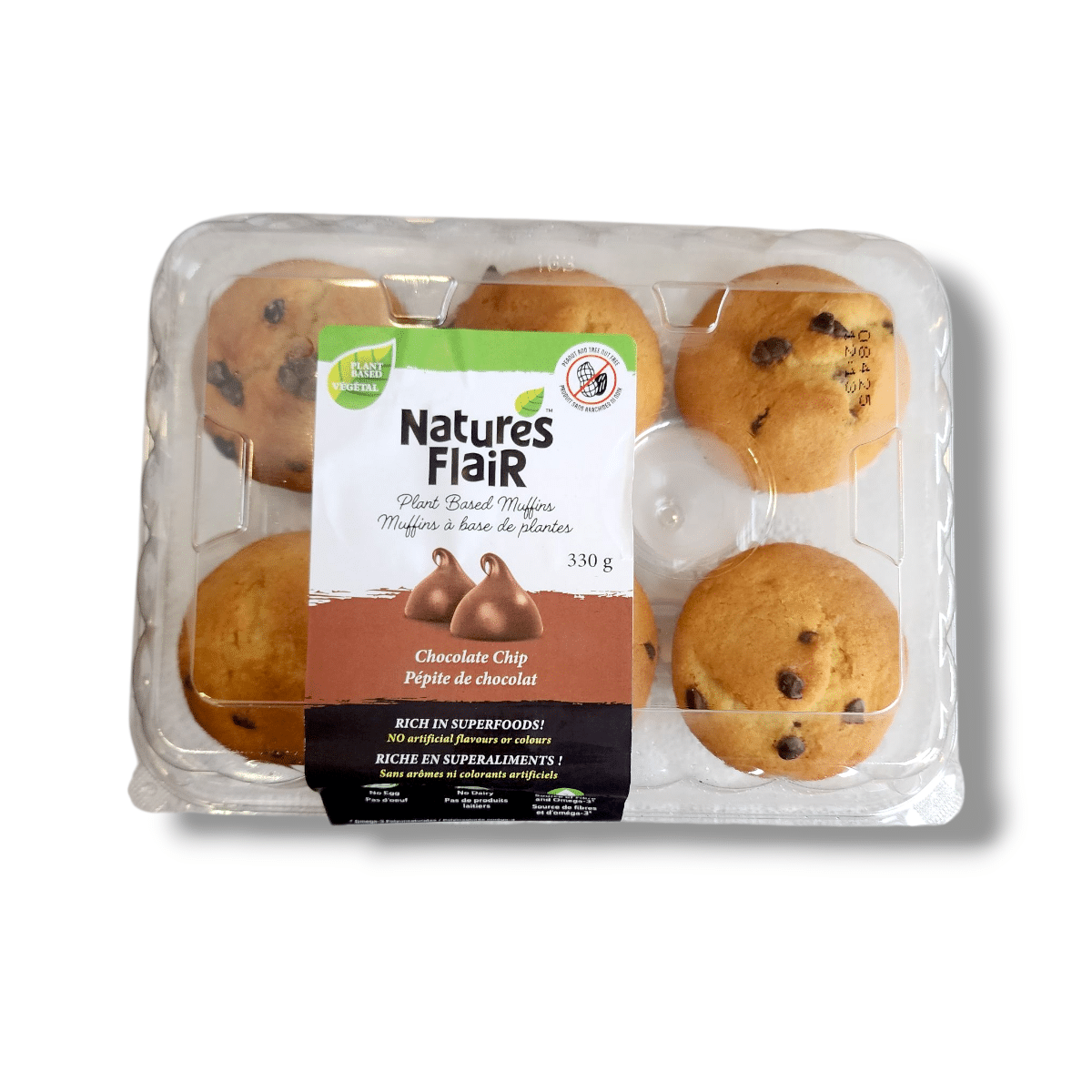 Natures Flair Chocolate Chip Muffins (330g)