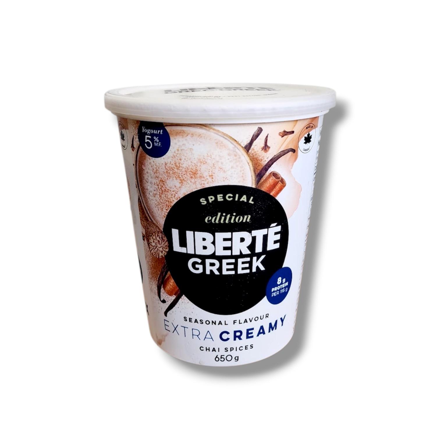 Liberte Greek Extra Creamy Chai Spices (650g)