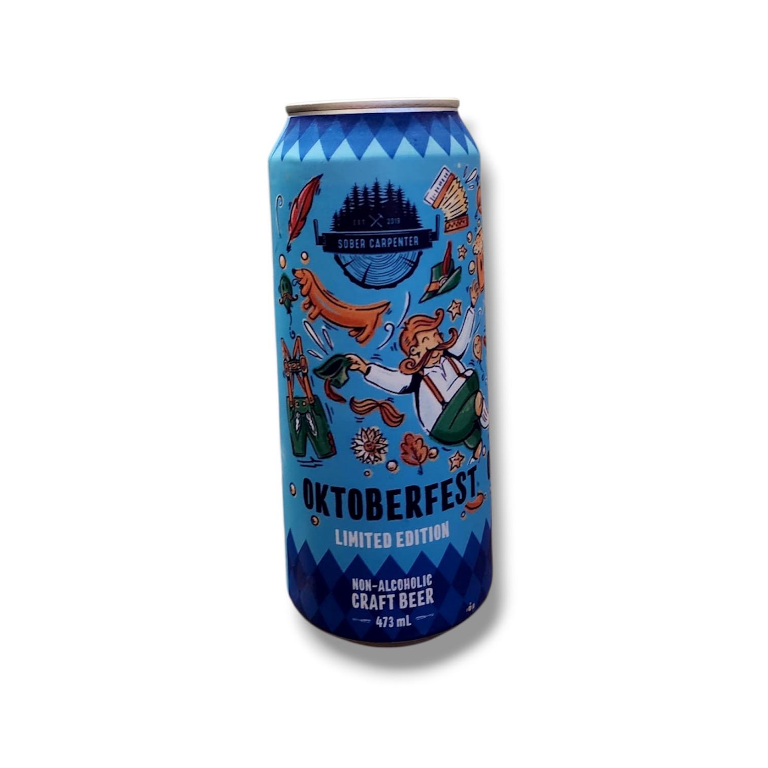 Sober Carpenter Oktoberfest Non-Alcoholic Craft Beer (473mL)