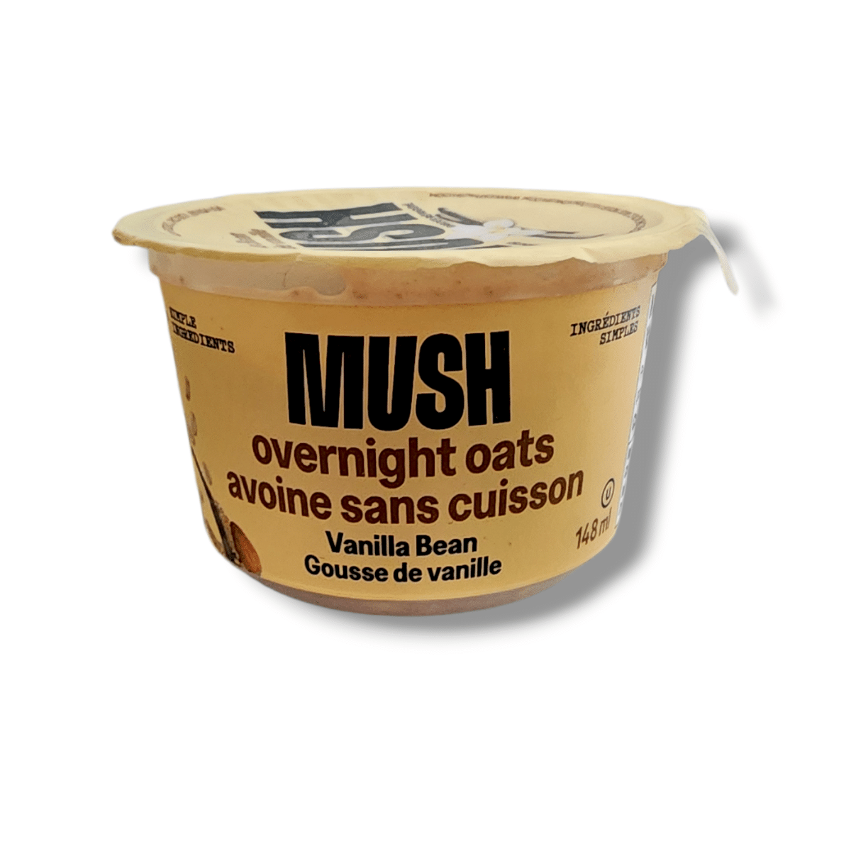 Mush Overnight Oats Vanilla Bean (148mL)