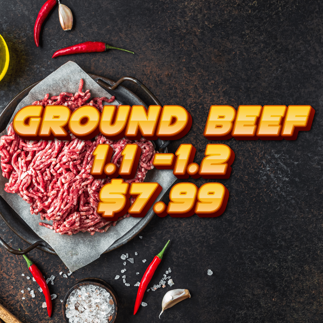 Lean Ground Beef 1.1-1.2Lbs