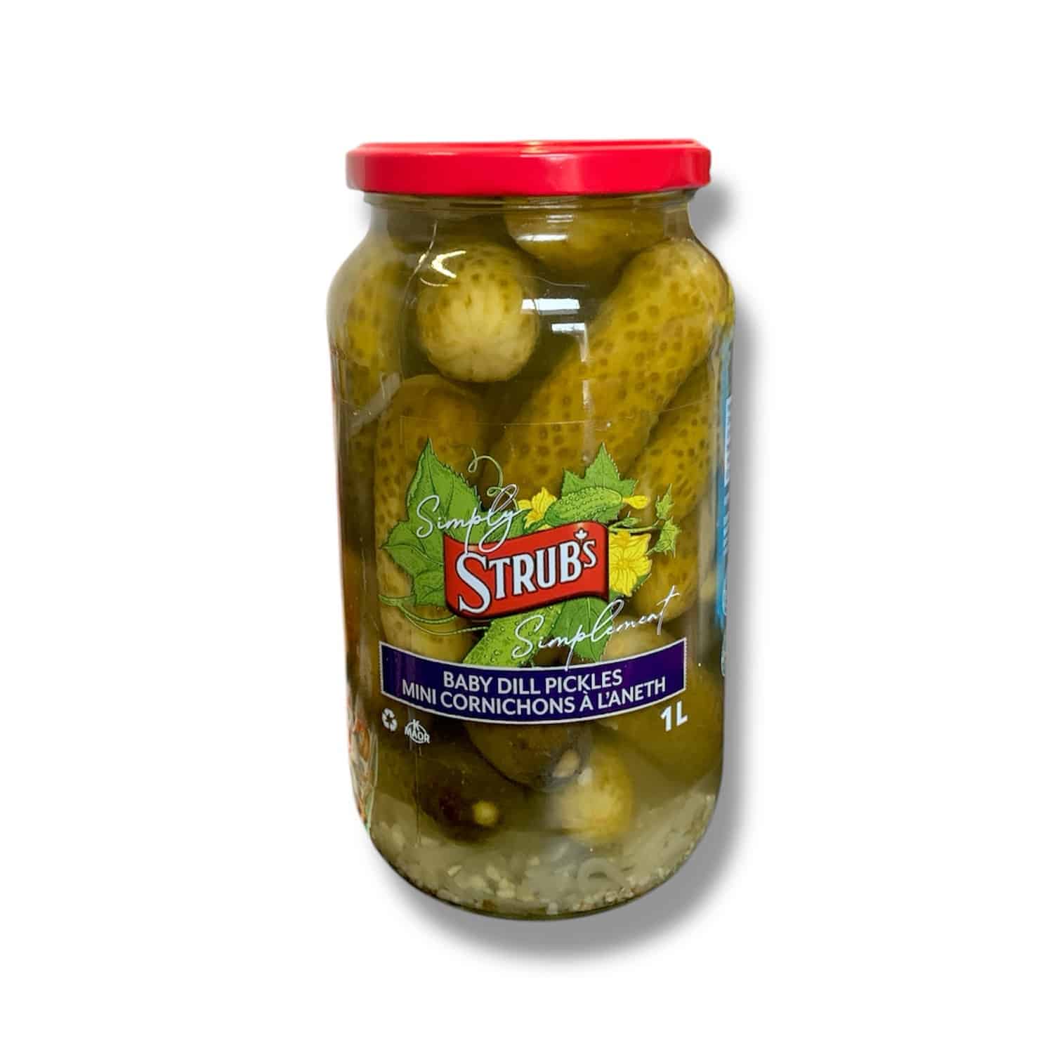 Strub’s Baby Dill Pickles (1L)