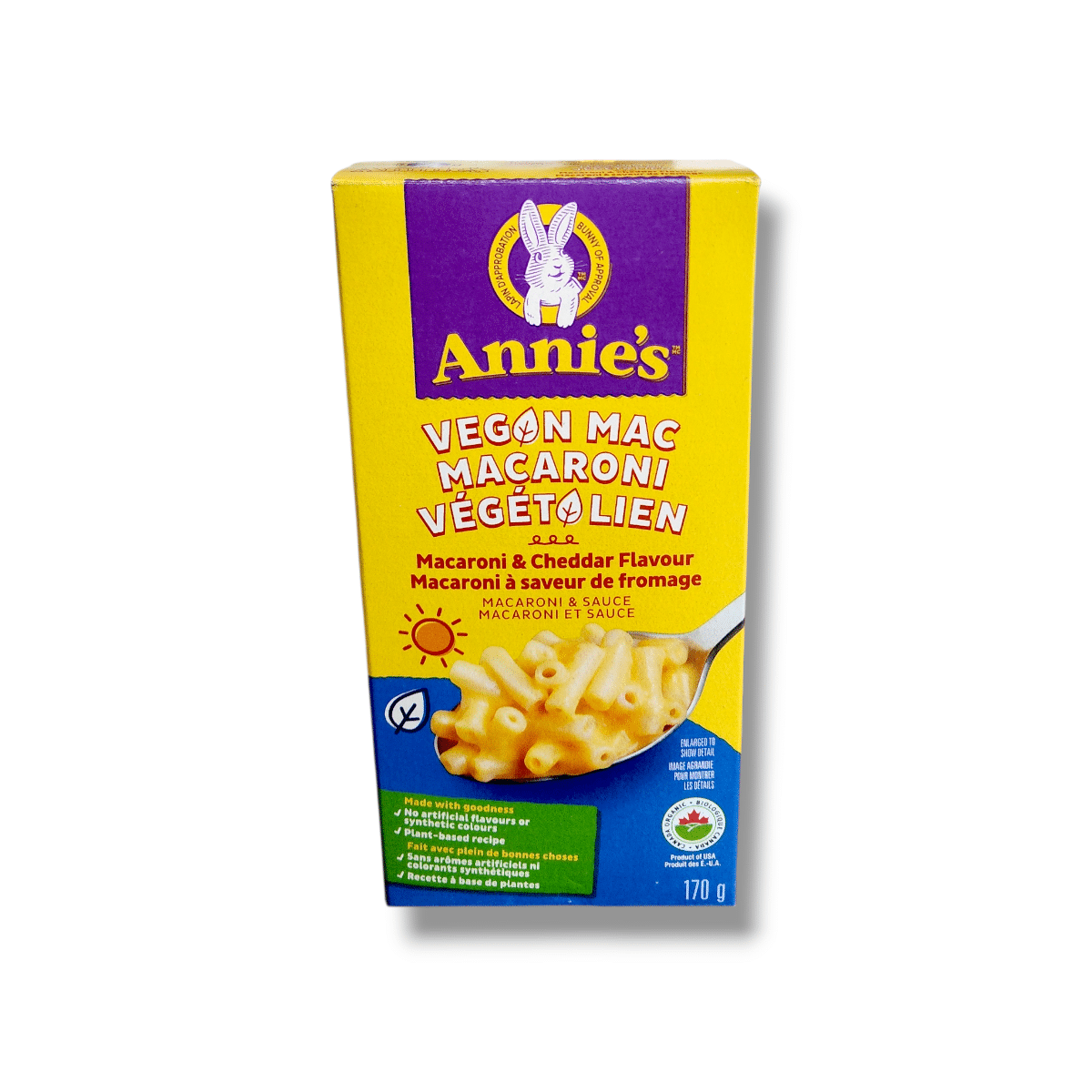 Annie's Vegan Macaroni & Cheddar (170g)