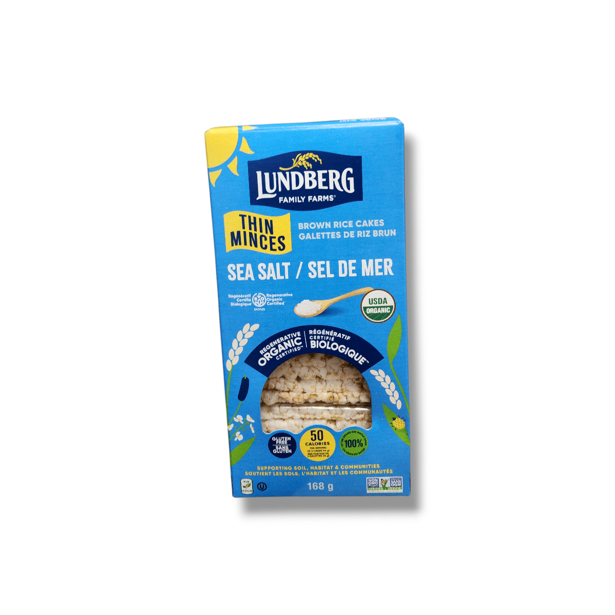 Lunderberg Thin Minces Sea Salt (168g)