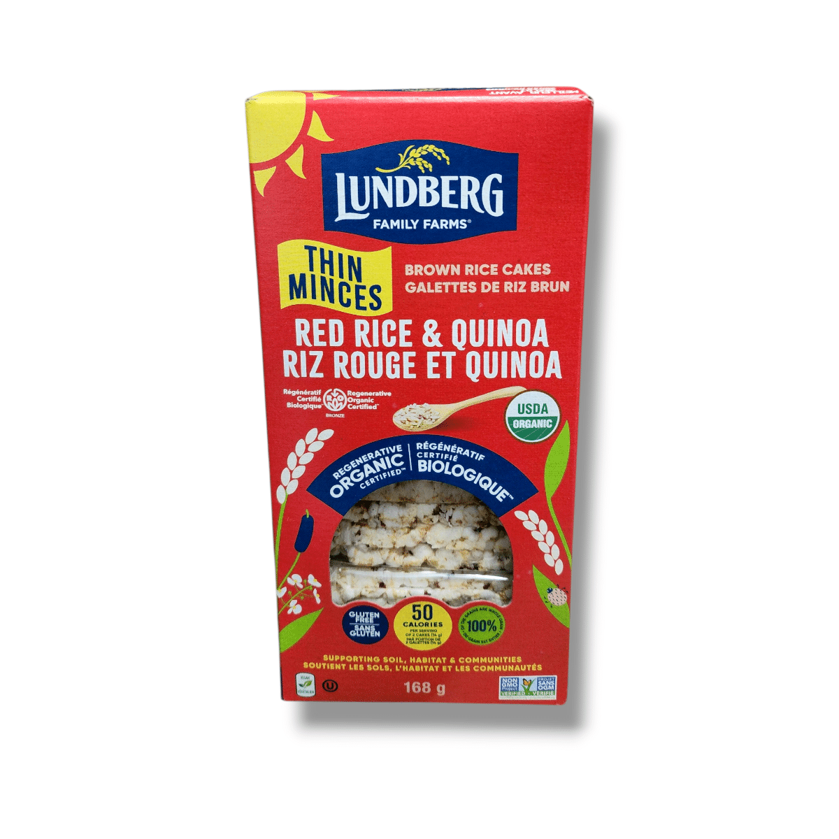 Lundberg Thin Minces Red Rice & Quinoa (168g)