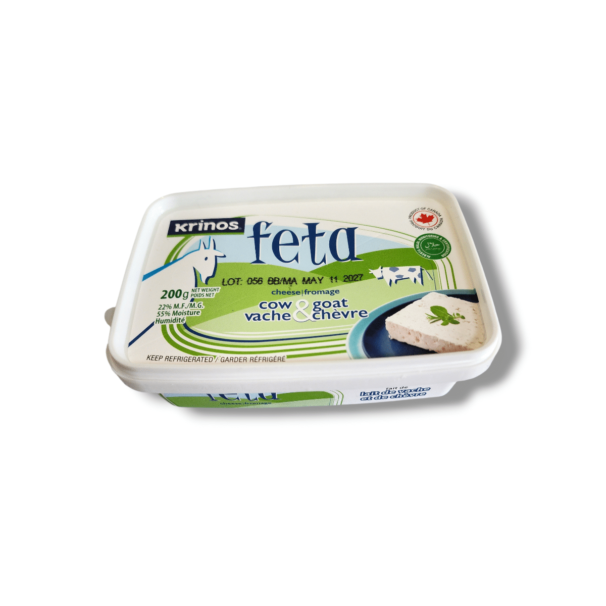 Krinos Feta Cow & Goat Cheese (200g)