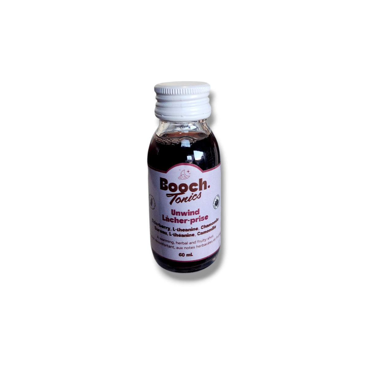 Booch Tonics Unwind Elderberry (60mL)
