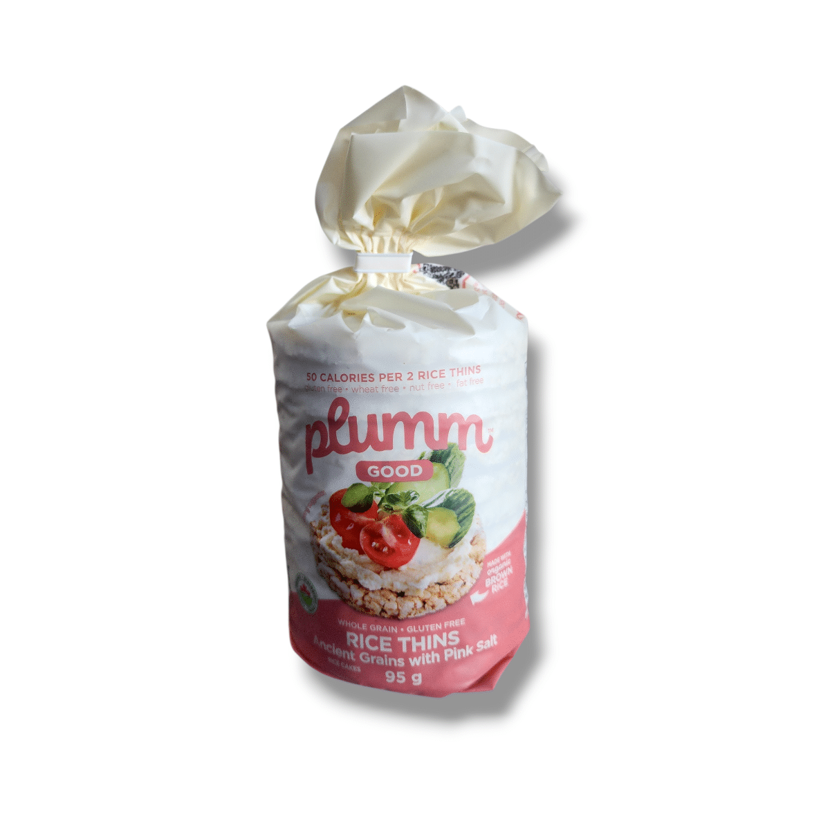 Plumm Rice Thins Ancient Grain With Pink Salt (95g)