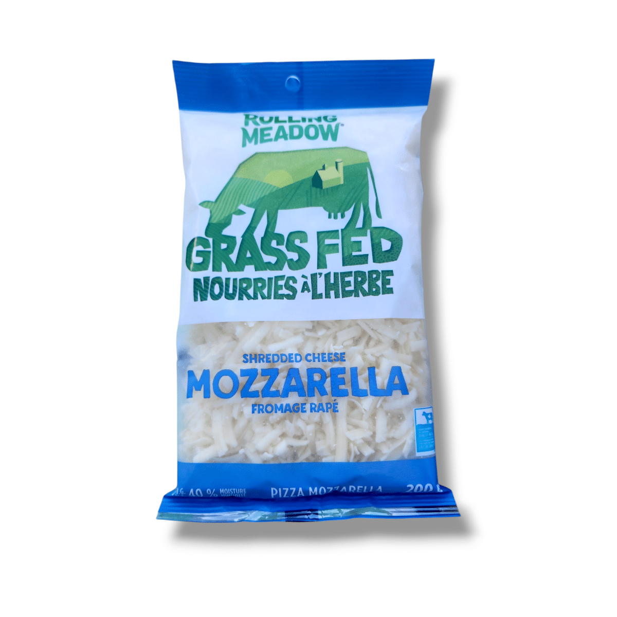 Rolling Meadow Grass-Fed Shredded  Mozzarella Cheese (200g)