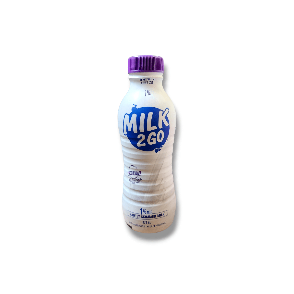Milk2Go 1% Partly Skimmed Milk (473mL)