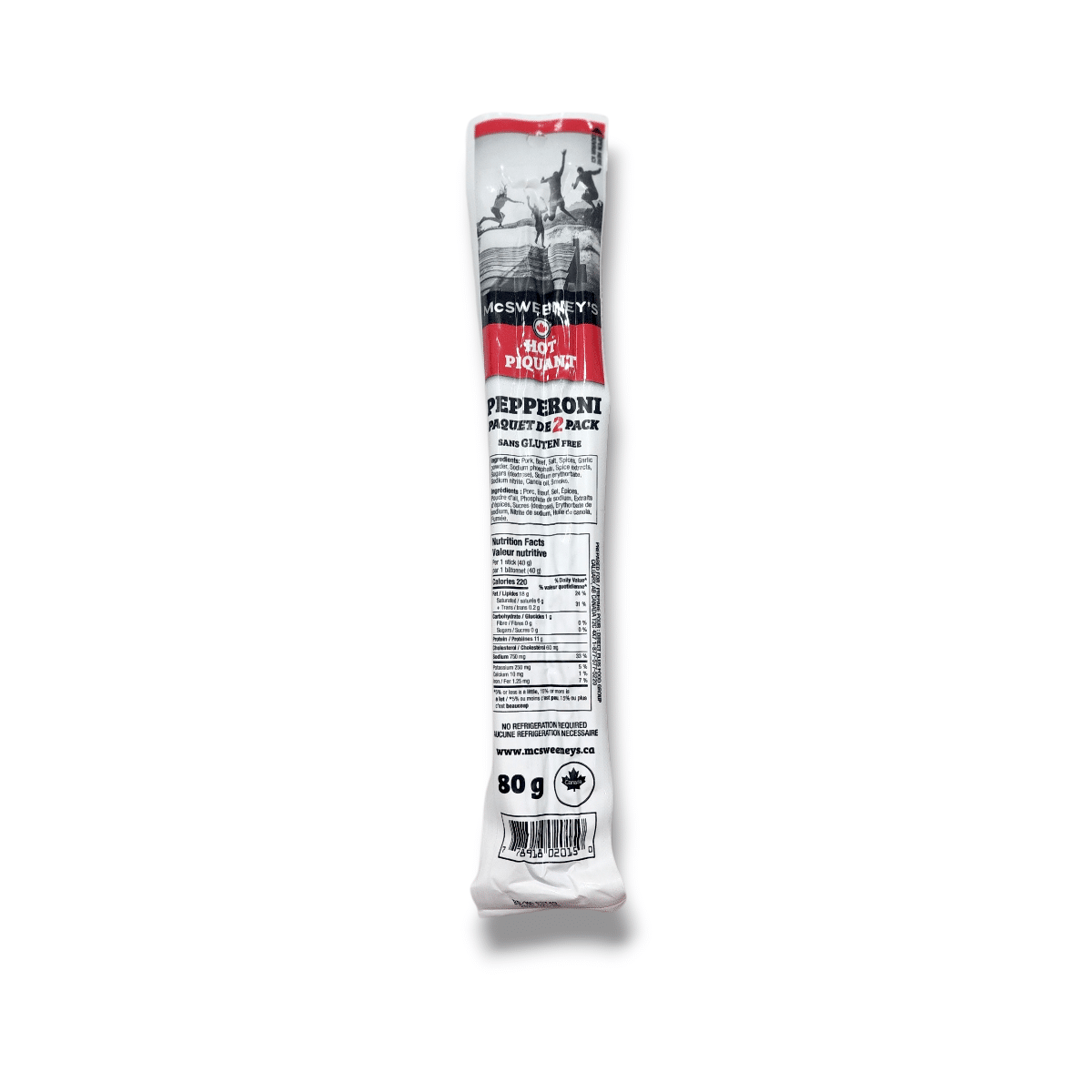McSweeney's Hot Pepperoni Sticks (80g)
