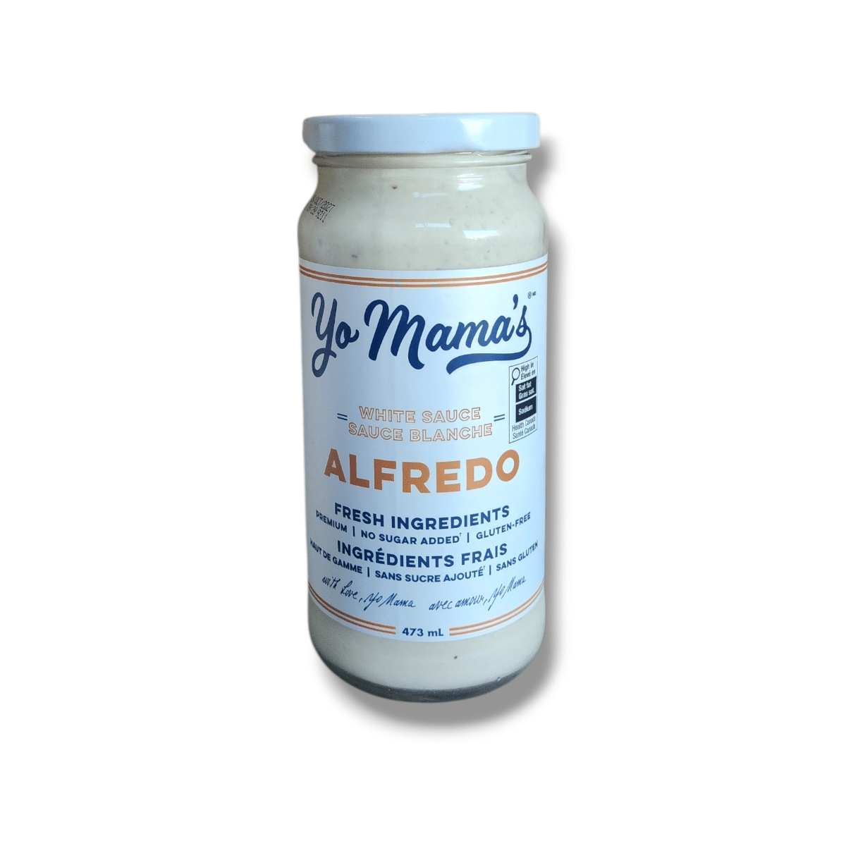 Yo Mama's Alfredo White Sauce (473mL)