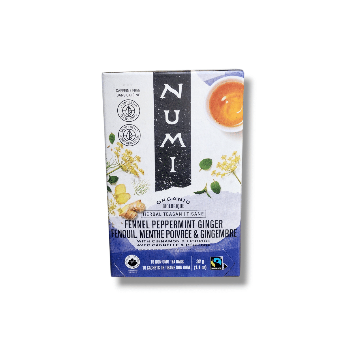 Numi Fennel Peppermint Ginger Tea (32g)