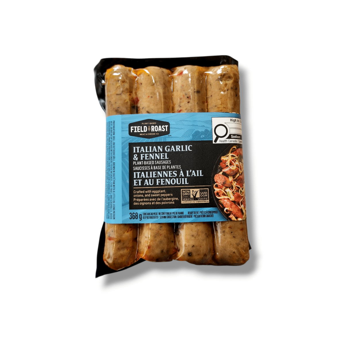 Field Roast Italian Garlic & Fennel Plant-based Sausages (368g)