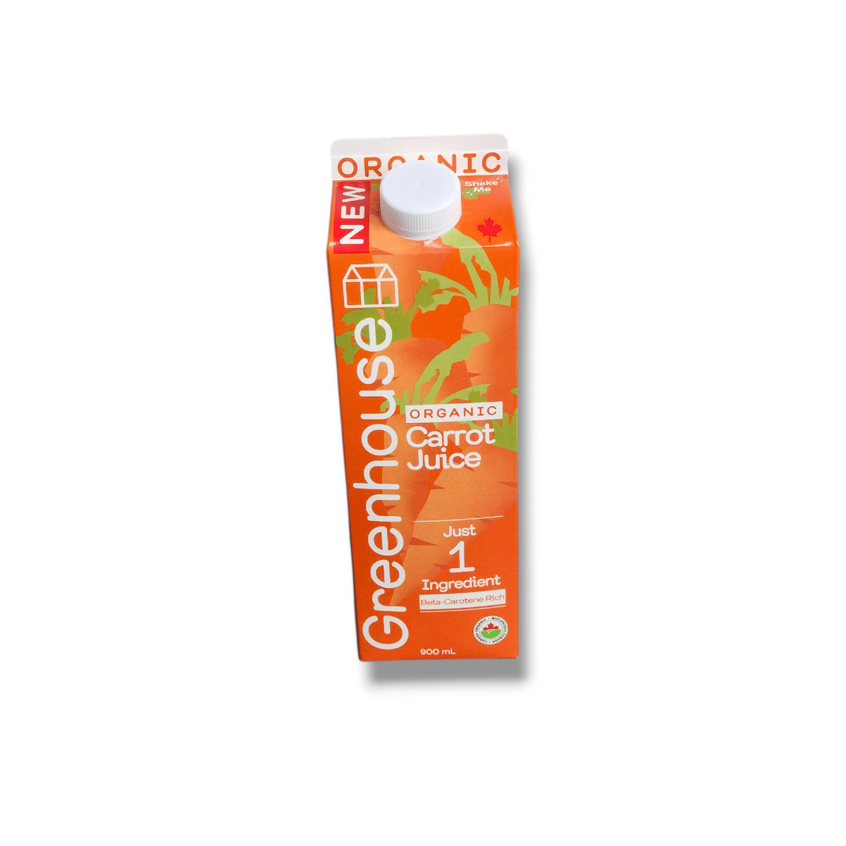 Greenhouse Organic Carrot Juice (900mL)