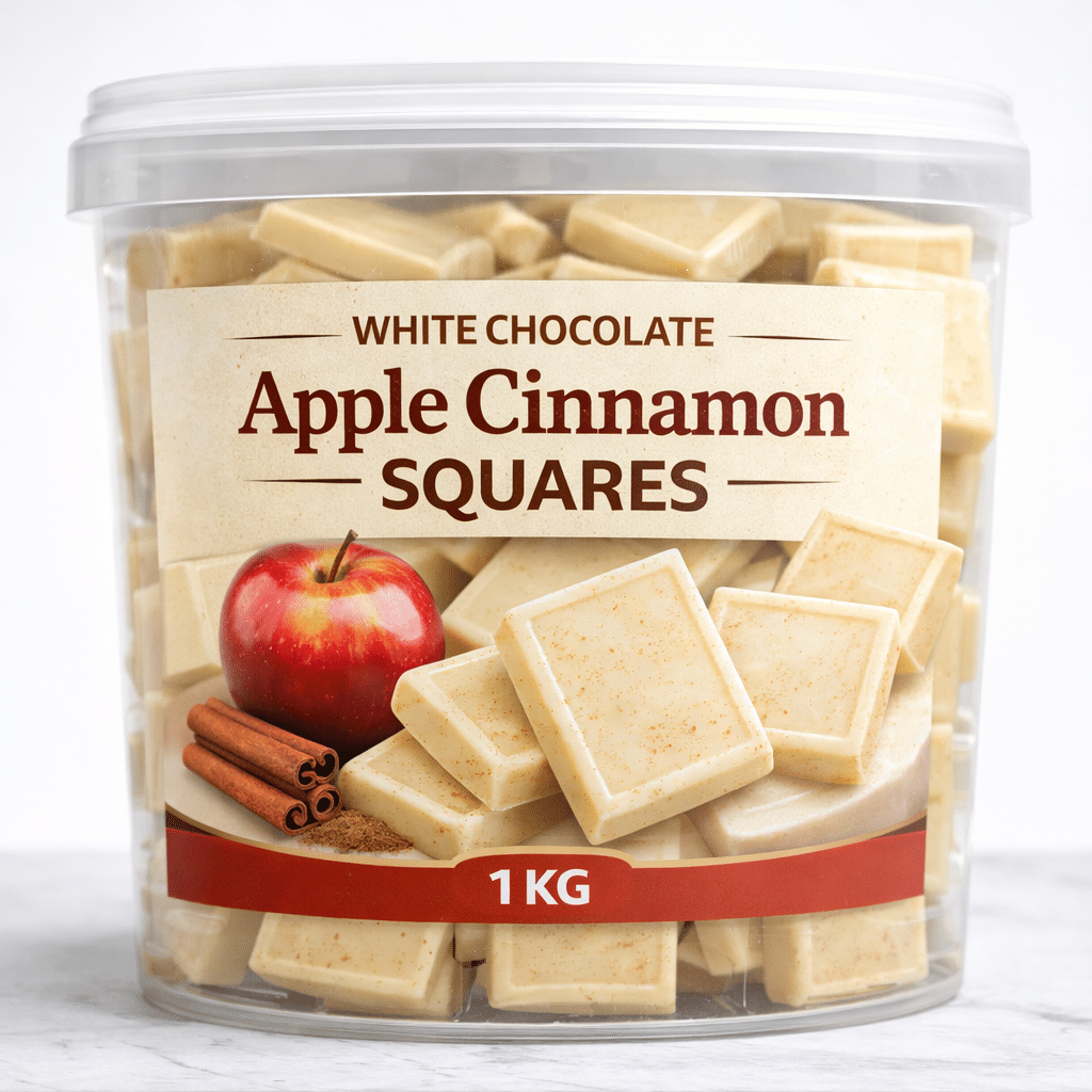 White Chocolate Apple Cinnamon Squares (1Kg)