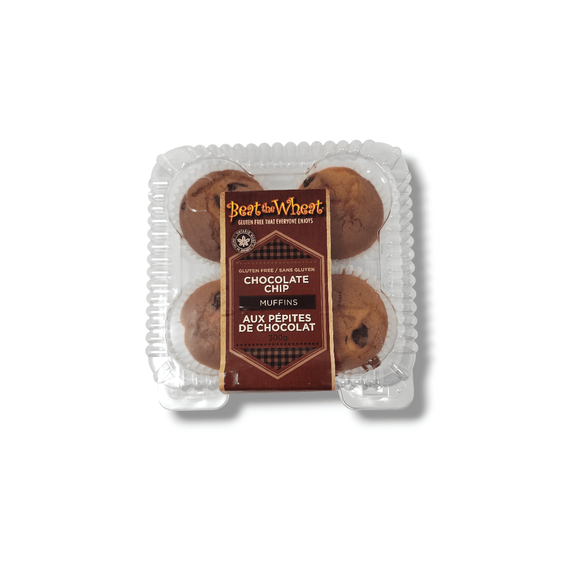 Beat The Wheat Chocolate Chip Muffins (300g)