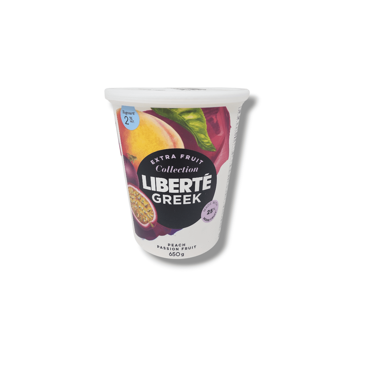 Liberté Greek Peach Passionfruit Yogurt (650g)