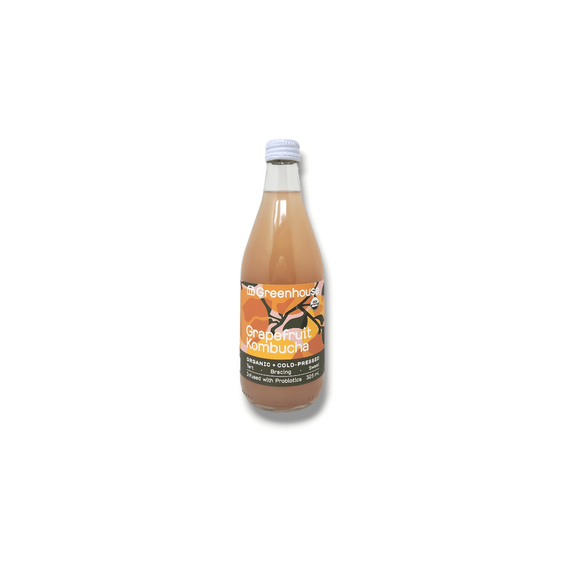 Greenhouse Grapefruit Kombucha (325mL)